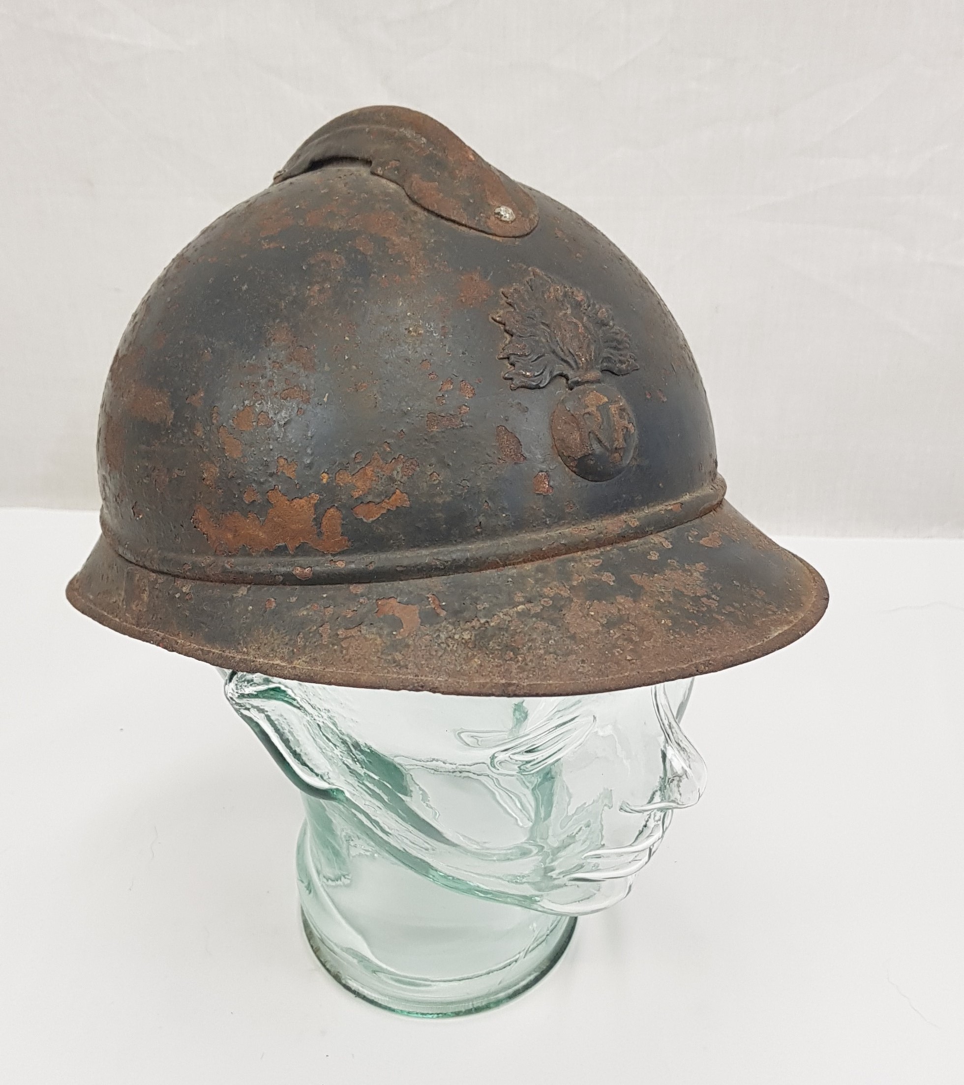 WW1 French Adrian M15 Helmet Shell