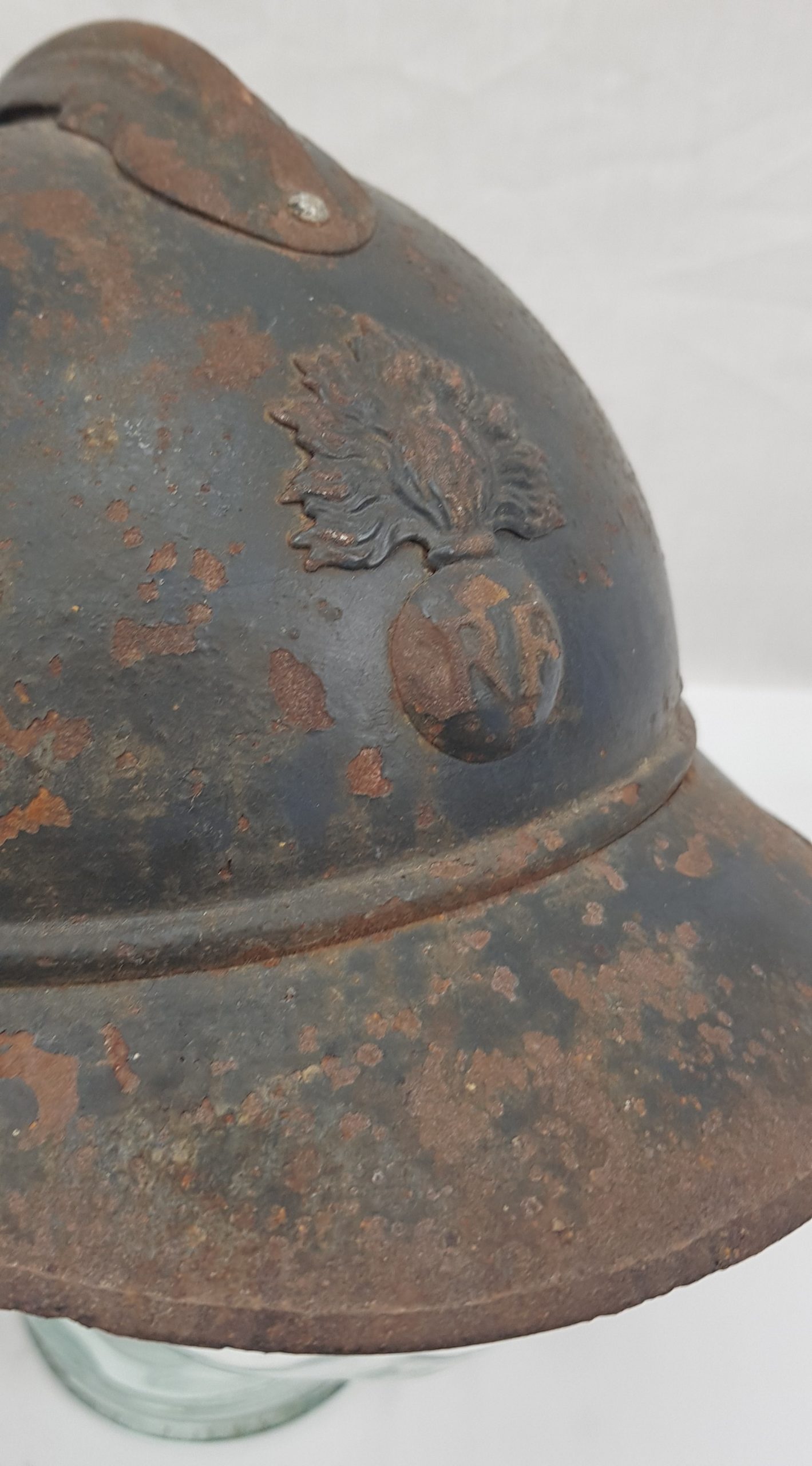 WW1 French Adrian M15 Helmet Shell - Image 6