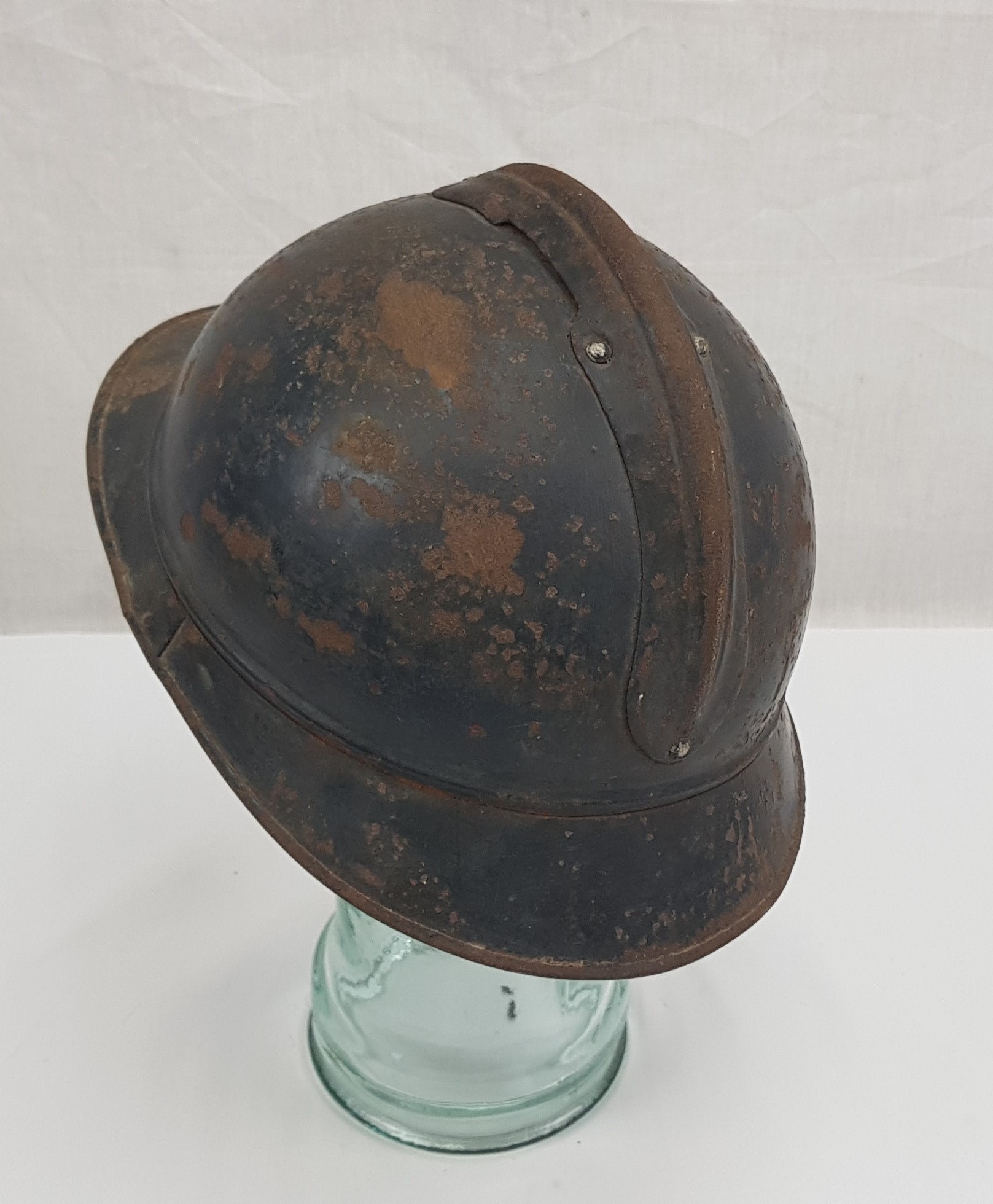 WW1 French Adrian M15 Helmet Shell - Image 3