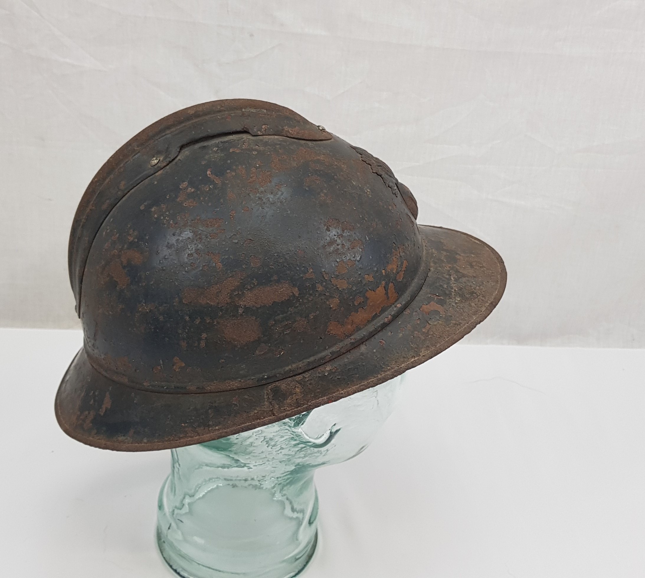 WW1 French Adrian M15 Helmet Shell - Image 2