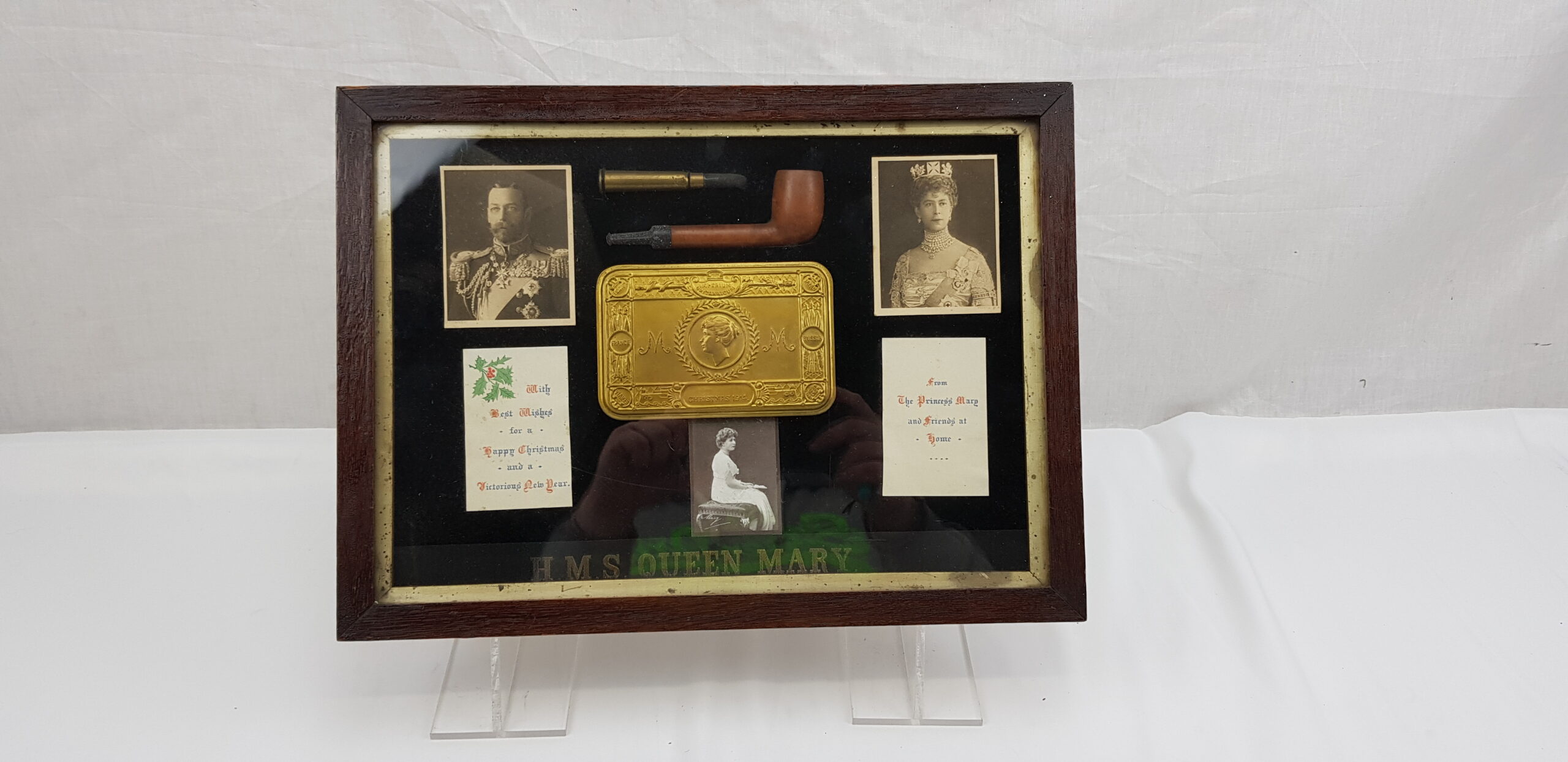 WW1 Princess Mary Tin Framed Display