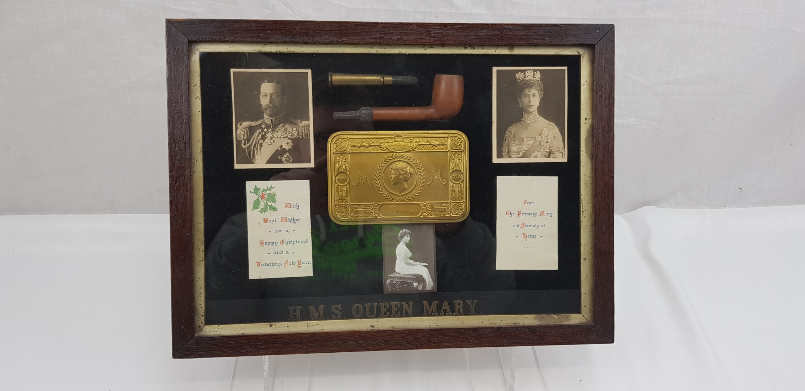 WW1 Princess Mary Tin Framed Display - Image 9