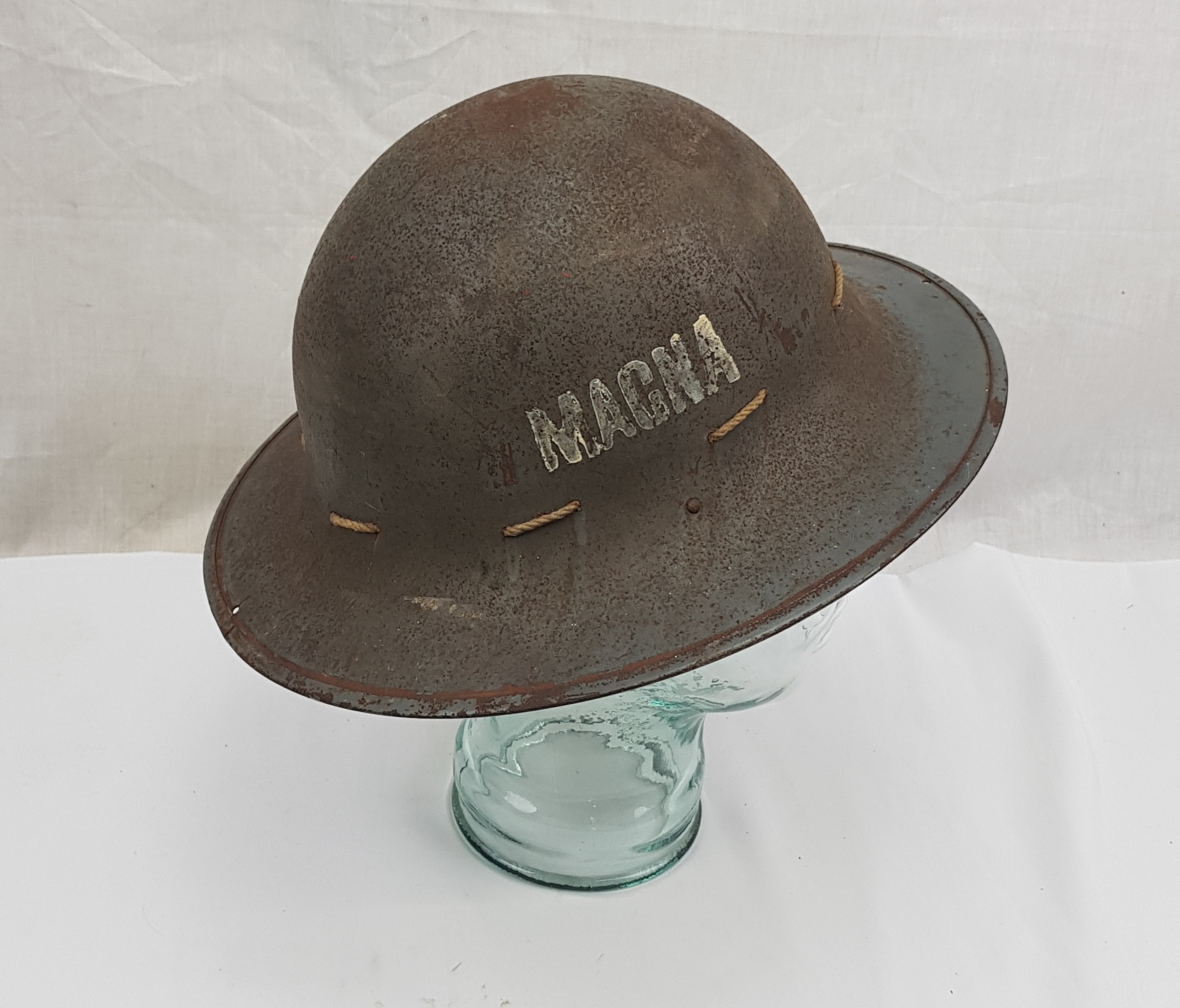 WW2 Mutual Aid Good Neighbours Association Zuckerman Helmet - Image 11