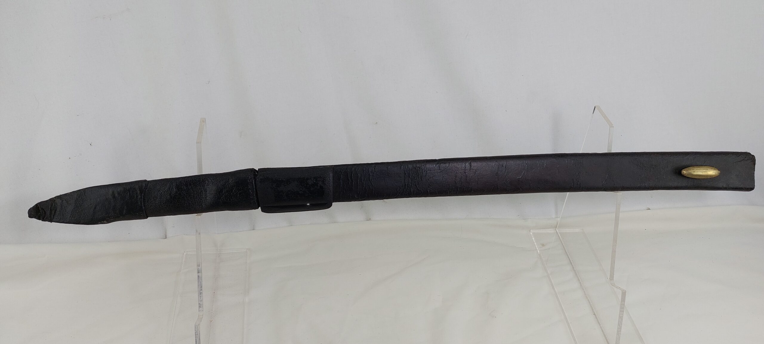 1804 pattern, British "Figure of Eight" Naval Cutlass with original scabbard - Image 12