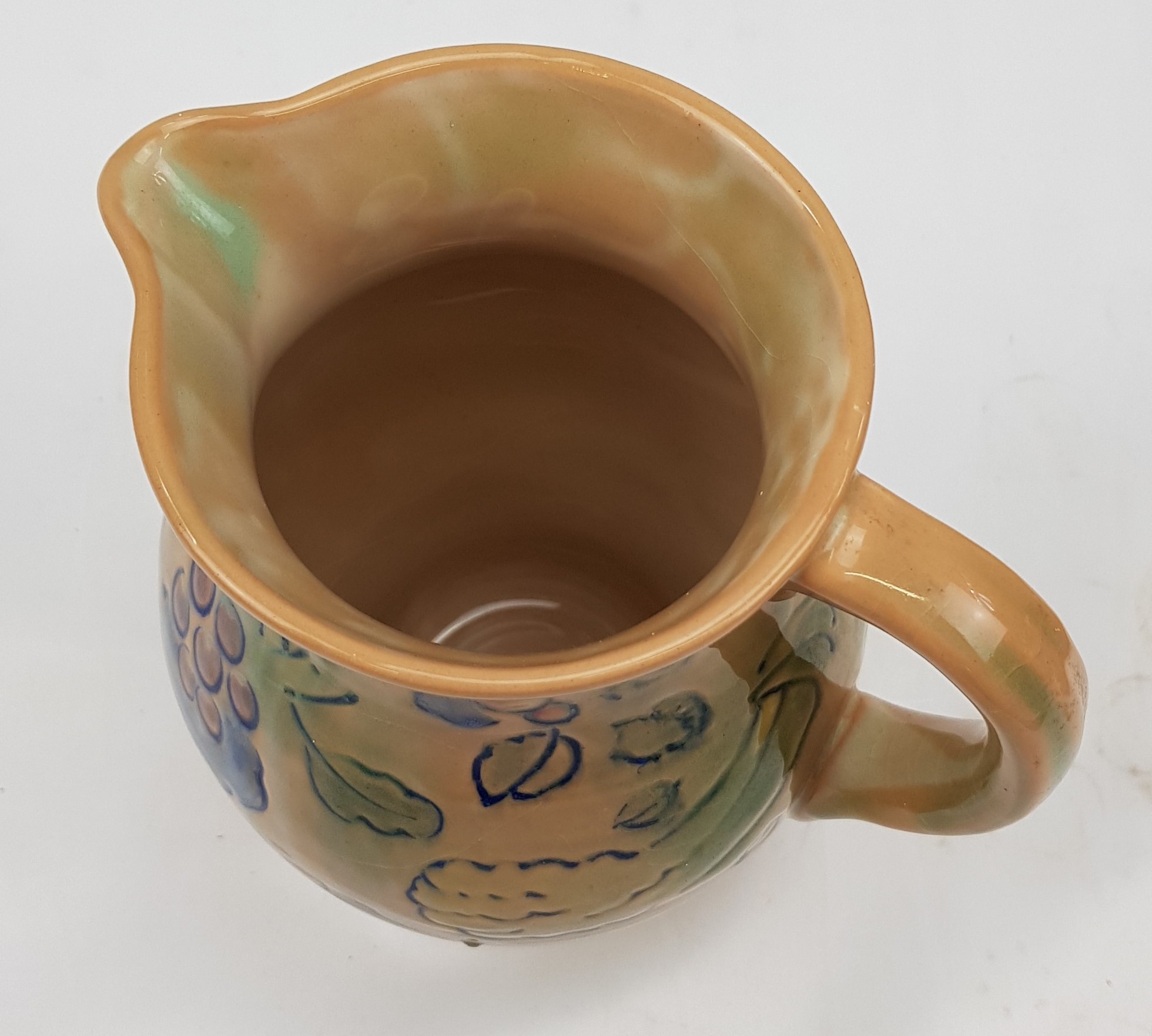 1930s Royal Doulton Frank Brandgwyn Hand Painted Jug - Image 4