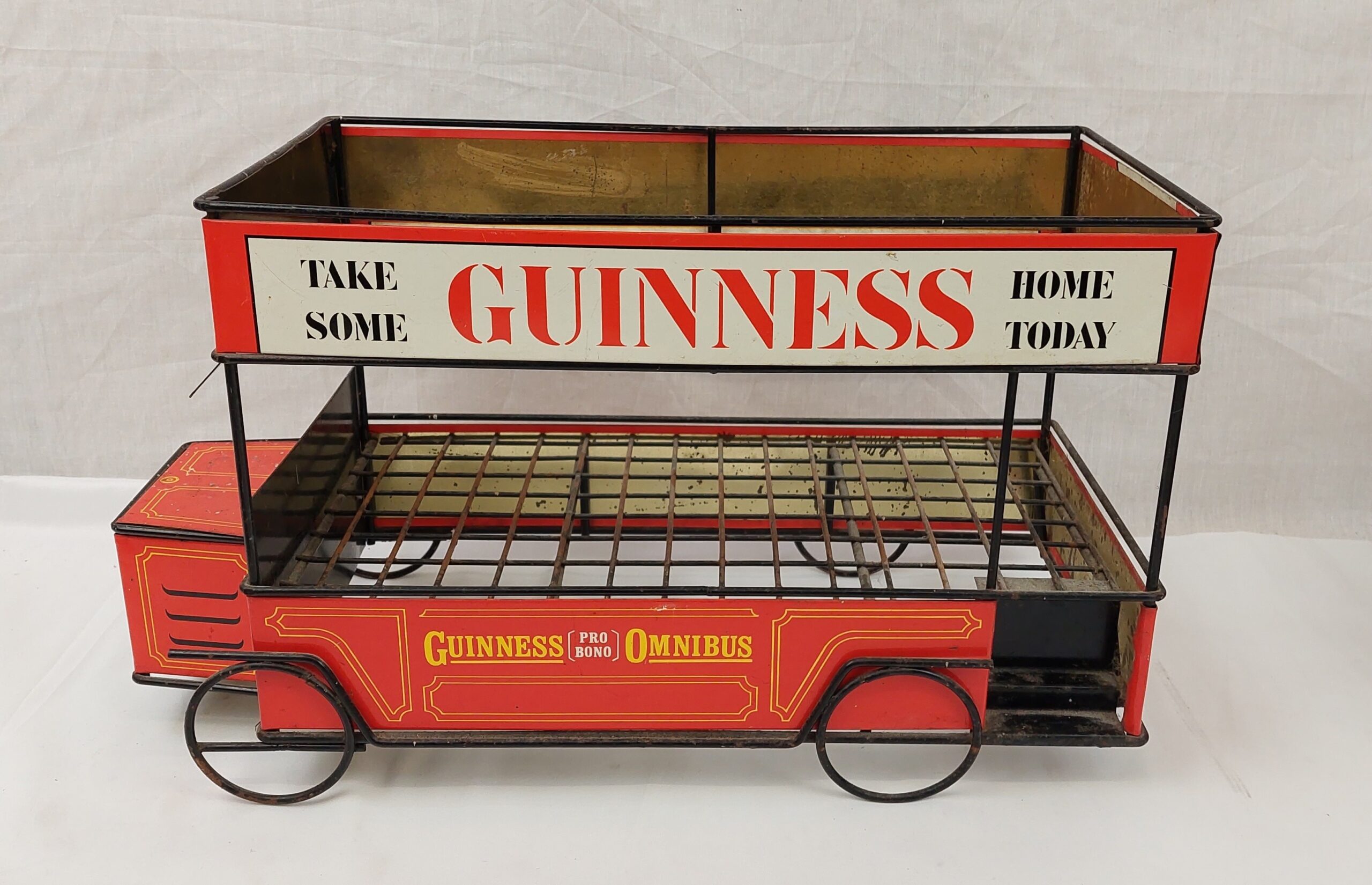 1960s Guinness Promotional London Bus Bottle Crate