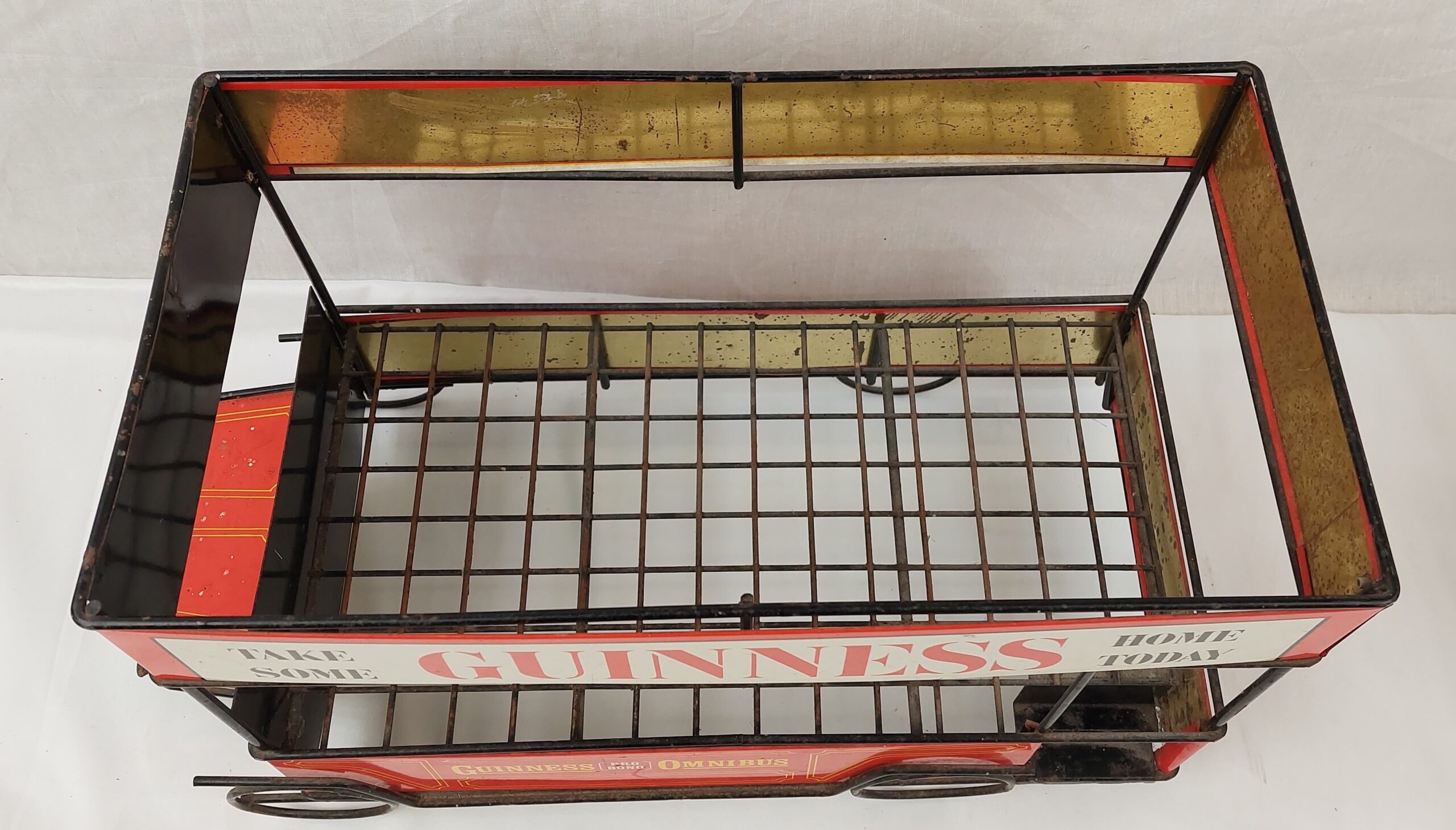 1960s Guinness Promotional London Bus Bottle Crate - Image 6