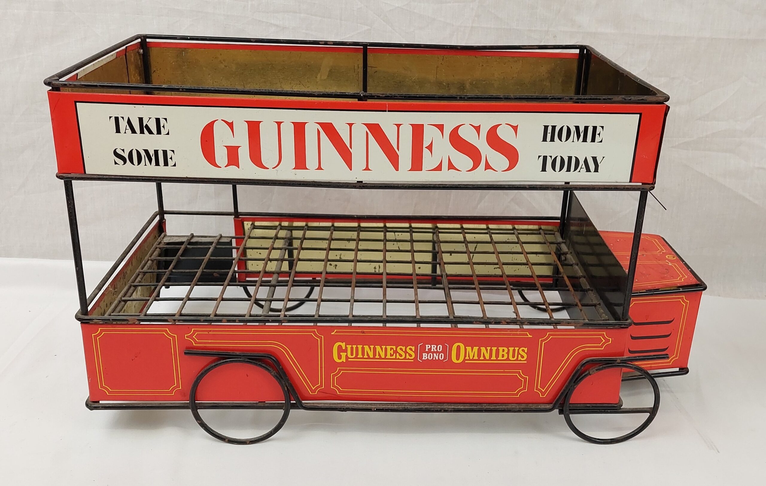1960s Guinness Promotional London Bus Bottle Crate - Image 3