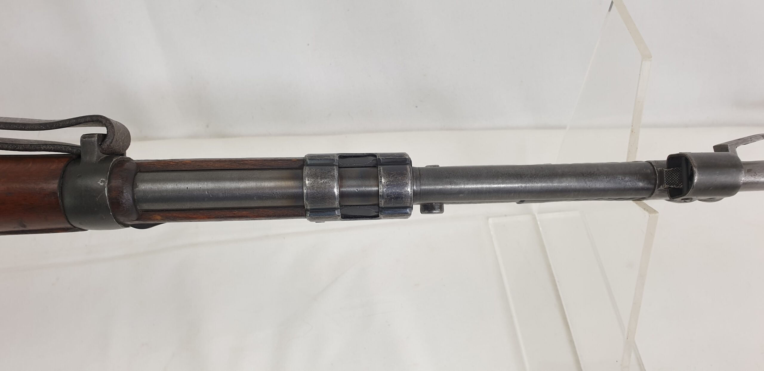 Bolt action Israeli Mauser KP8 Rifle with Bayonet and sling 7.62 cal by FN Deactivated - Image 30