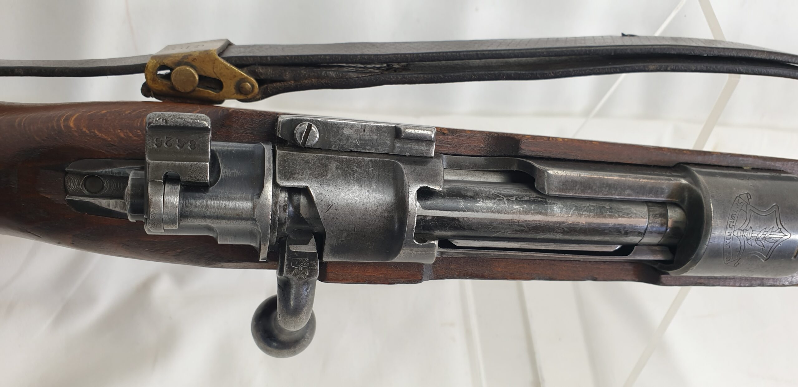 Bolt action Israeli Mauser KP8 Rifle with Bayonet and sling 7.62 cal by FN Deactivated - Image 29