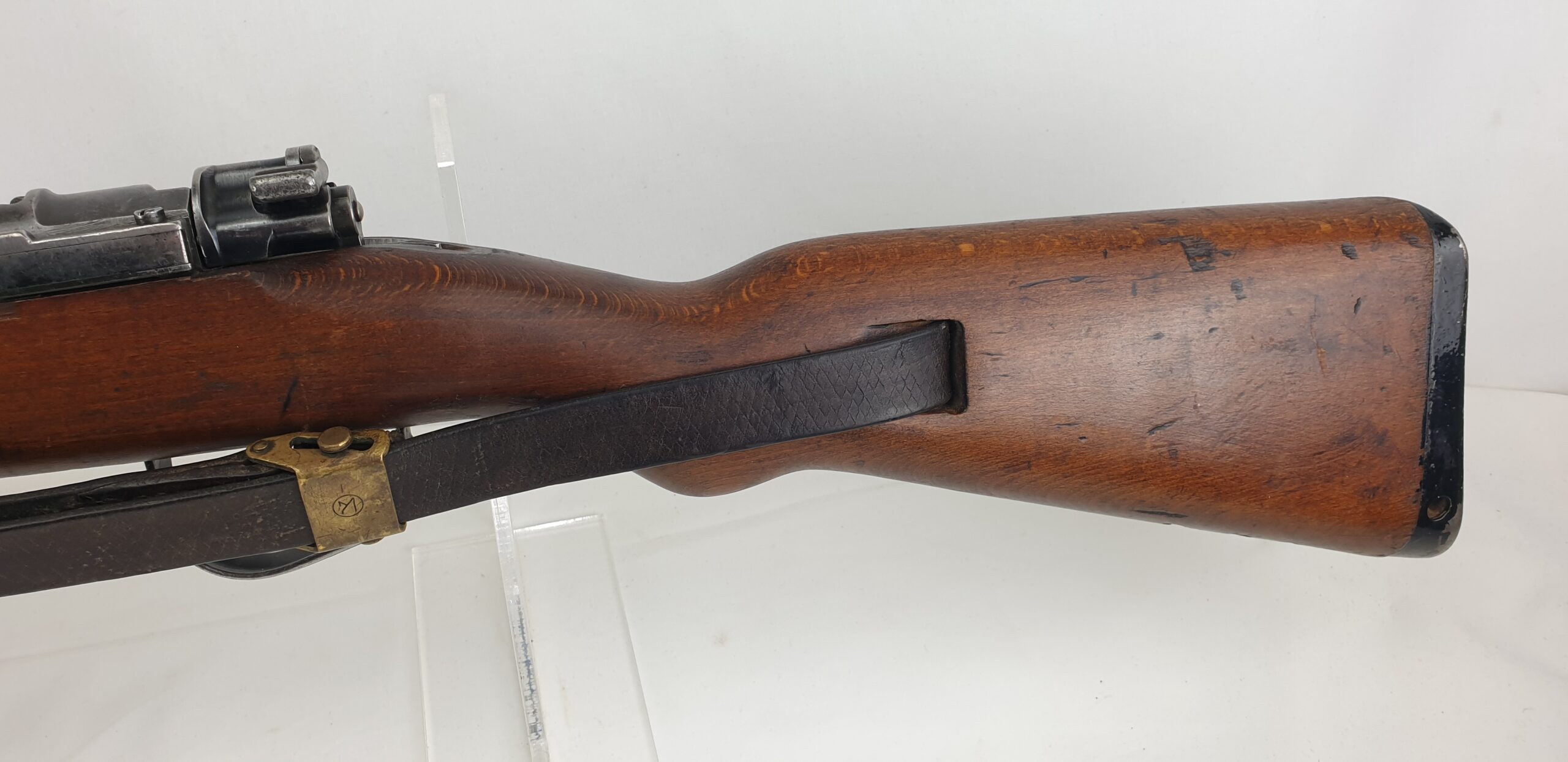 Bolt action Israeli Mauser KP8 Rifle with Bayonet and sling 7.62 cal by FN Deactivated - Image 26