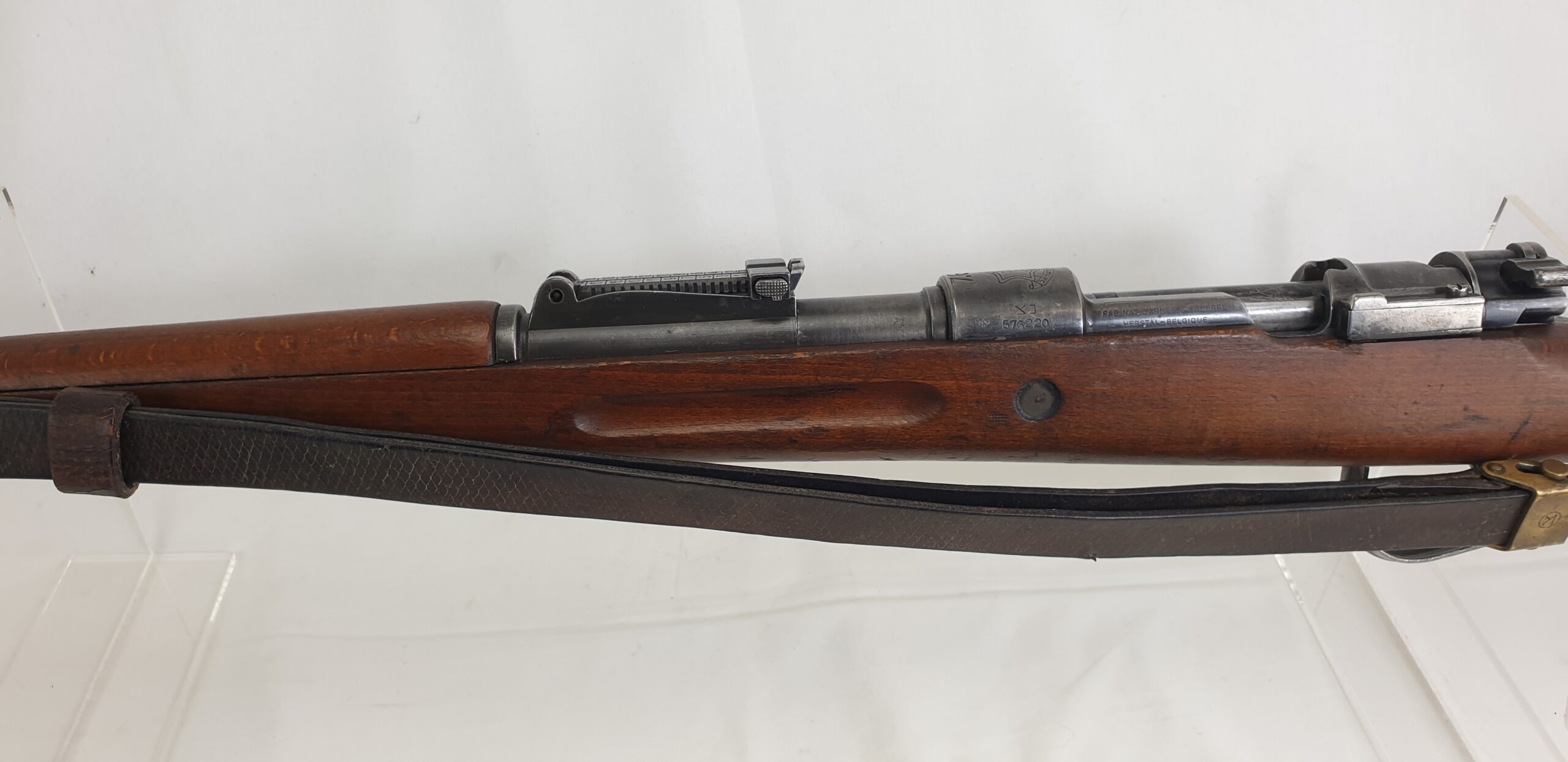Bolt action Israeli Mauser KP8 Rifle with Bayonet and sling 7.62 cal by FN Deactivated - Image 25