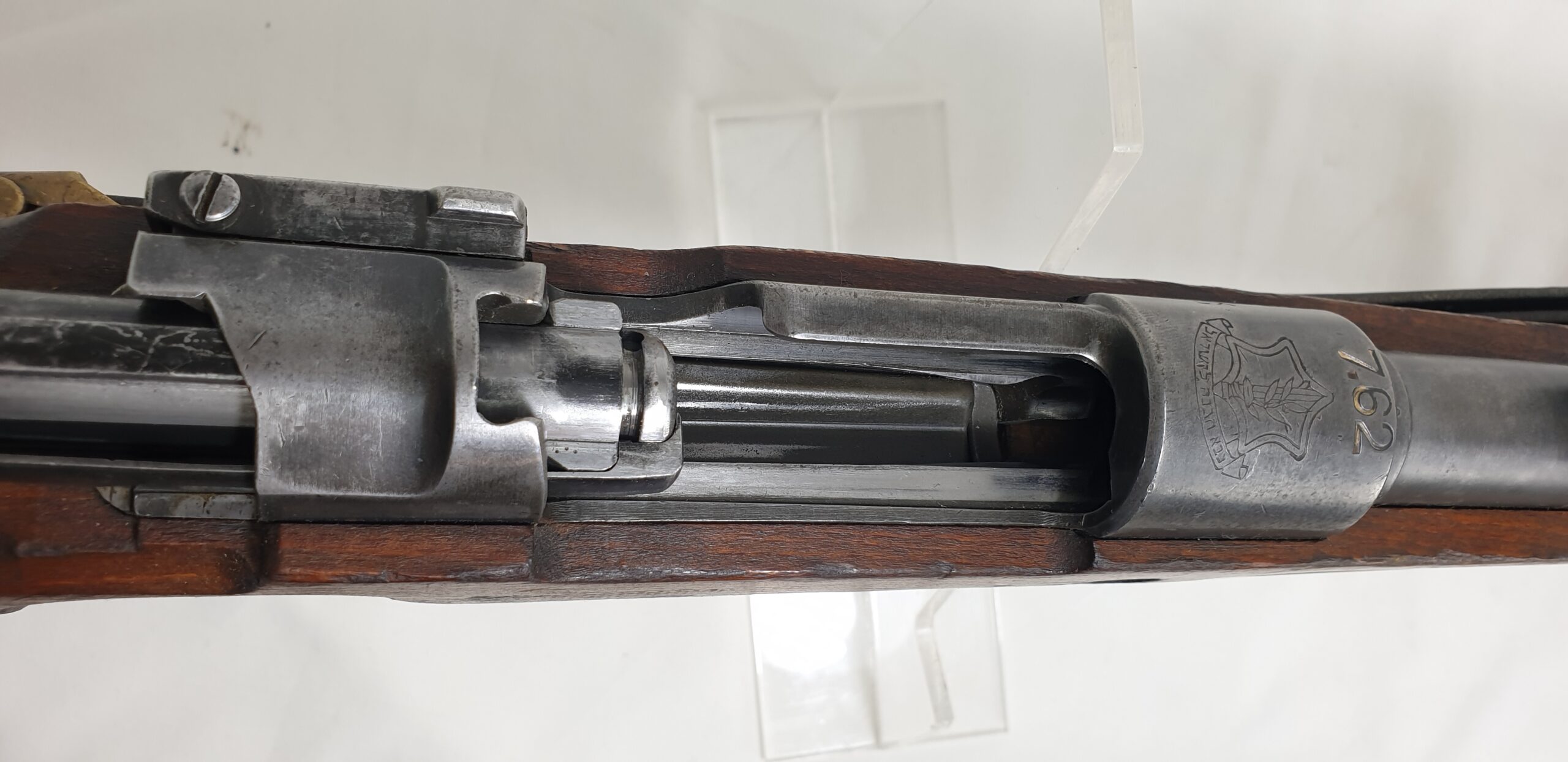 Bolt action Israeli Mauser KP8 Rifle with Bayonet and sling 7.62 cal by FN Deactivated - Image 19