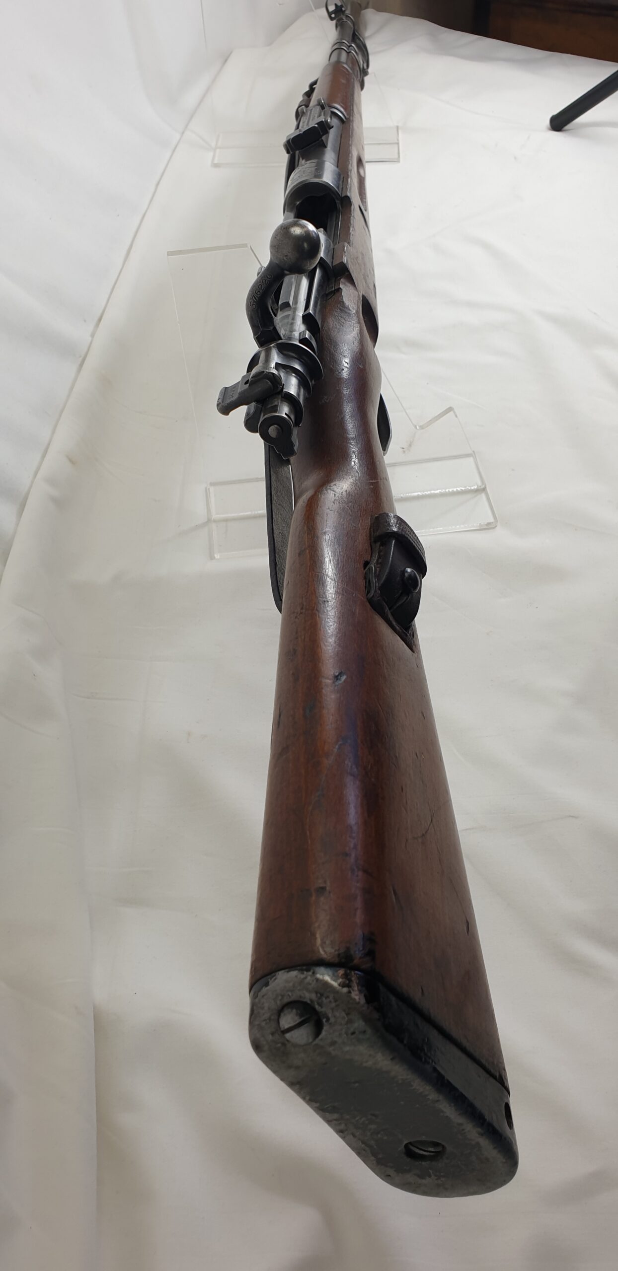 Bolt action Israeli Mauser KP8 Rifle with Bayonet and sling 7.62 cal by FN Deactivated - Image 17