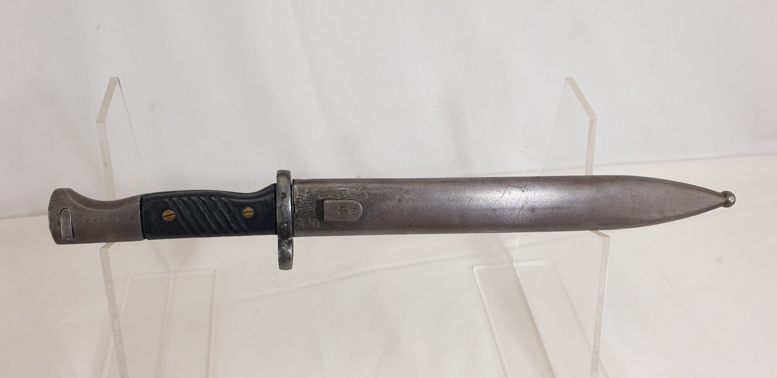 Bolt action Israeli Mauser KP8 Rifle with Bayonet and sling 7.62 cal by FN Deactivated - Image 12