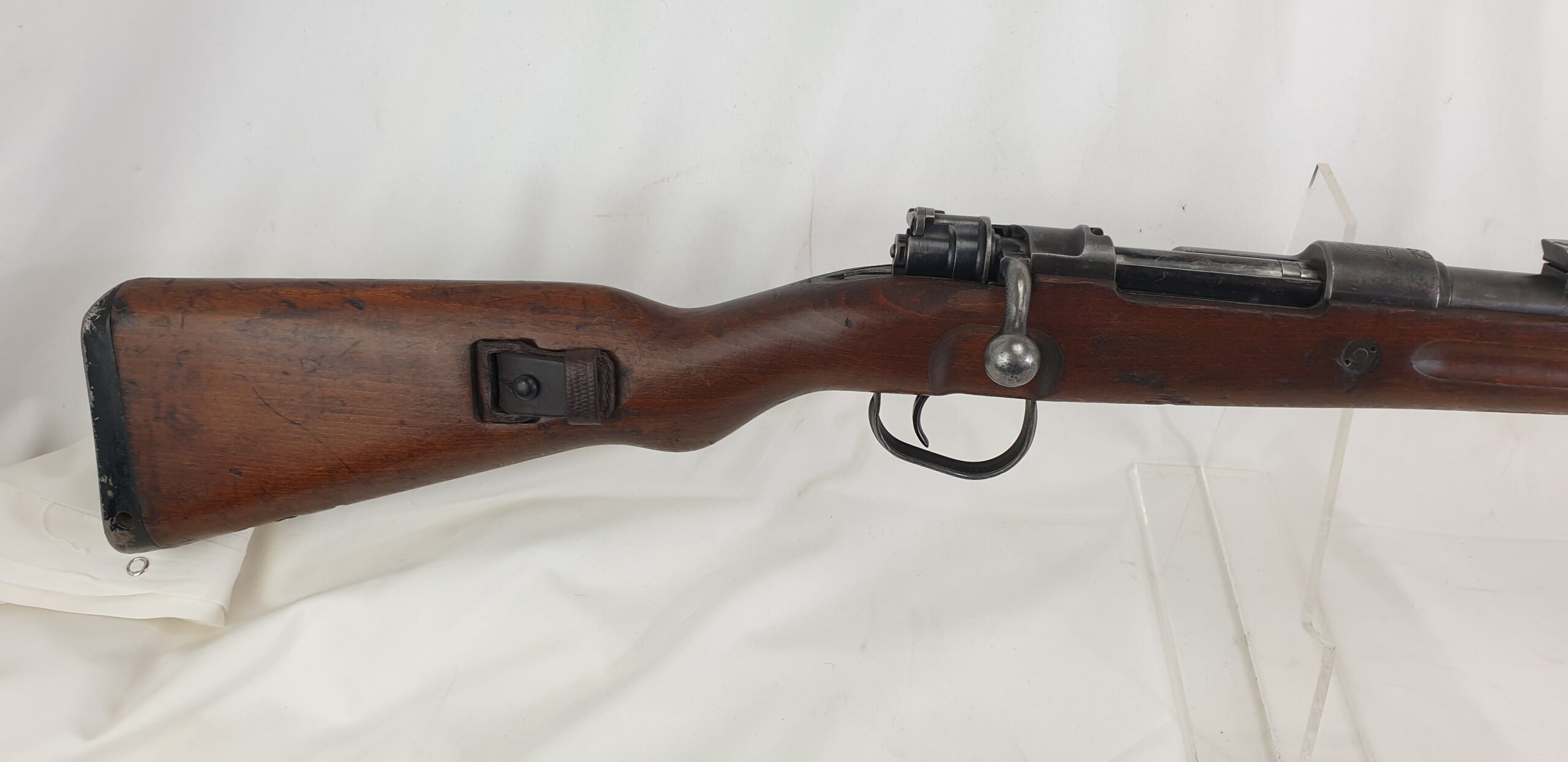 Bolt action Israeli Mauser KP8 Rifle with Bayonet and sling 7.62 cal by FN Deactivated - Image 2