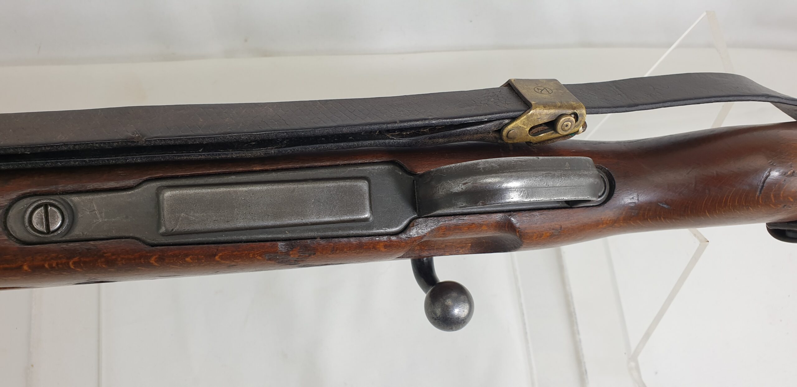 Bolt action Israeli Mauser KP8 Rifle with Bayonet and sling 7.62 cal by FN Deactivated - Image 4