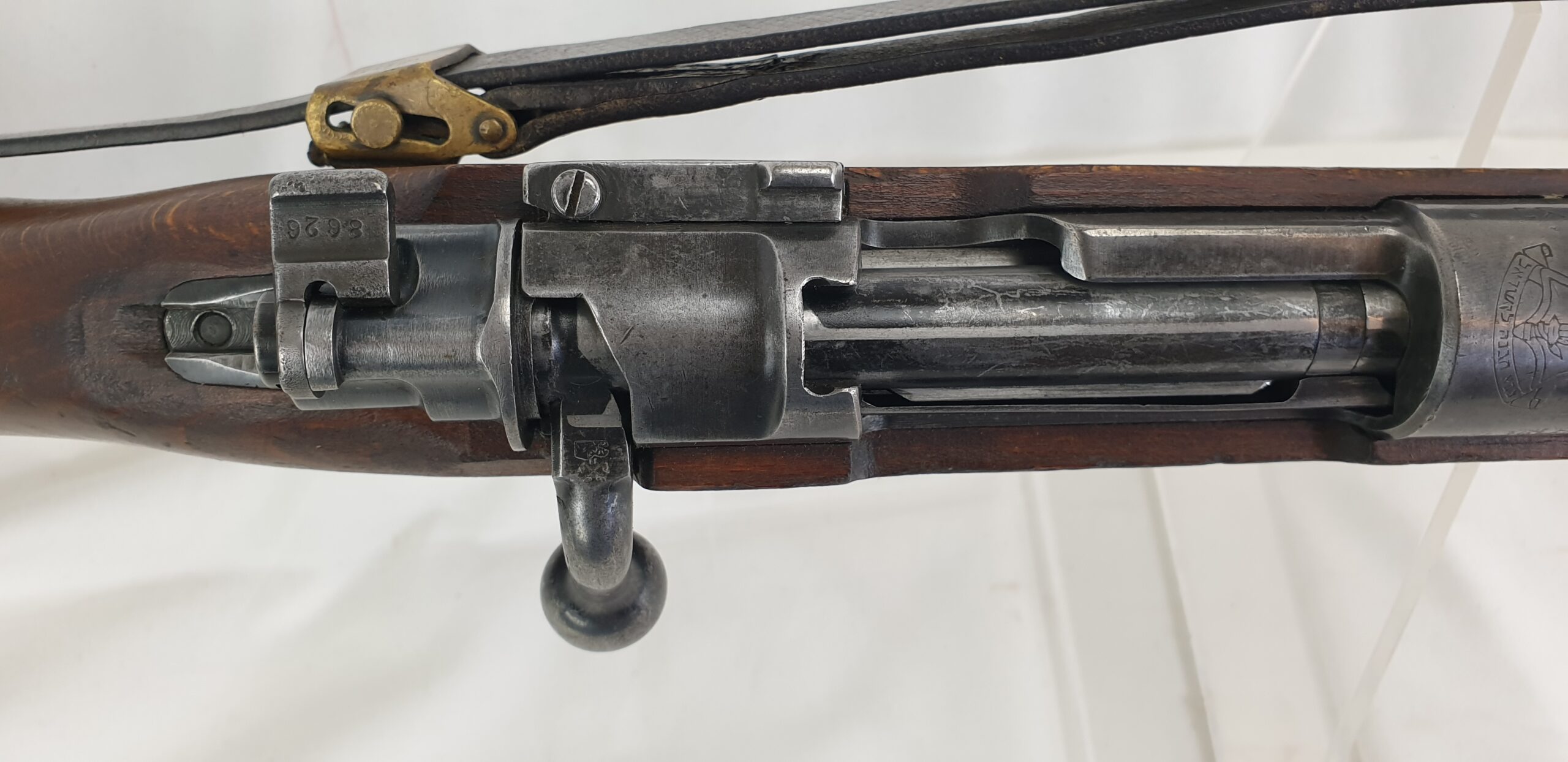 Bolt action Israeli Mauser KP8 Rifle with Bayonet and sling 7.62 cal by FN Deactivated - Image 31