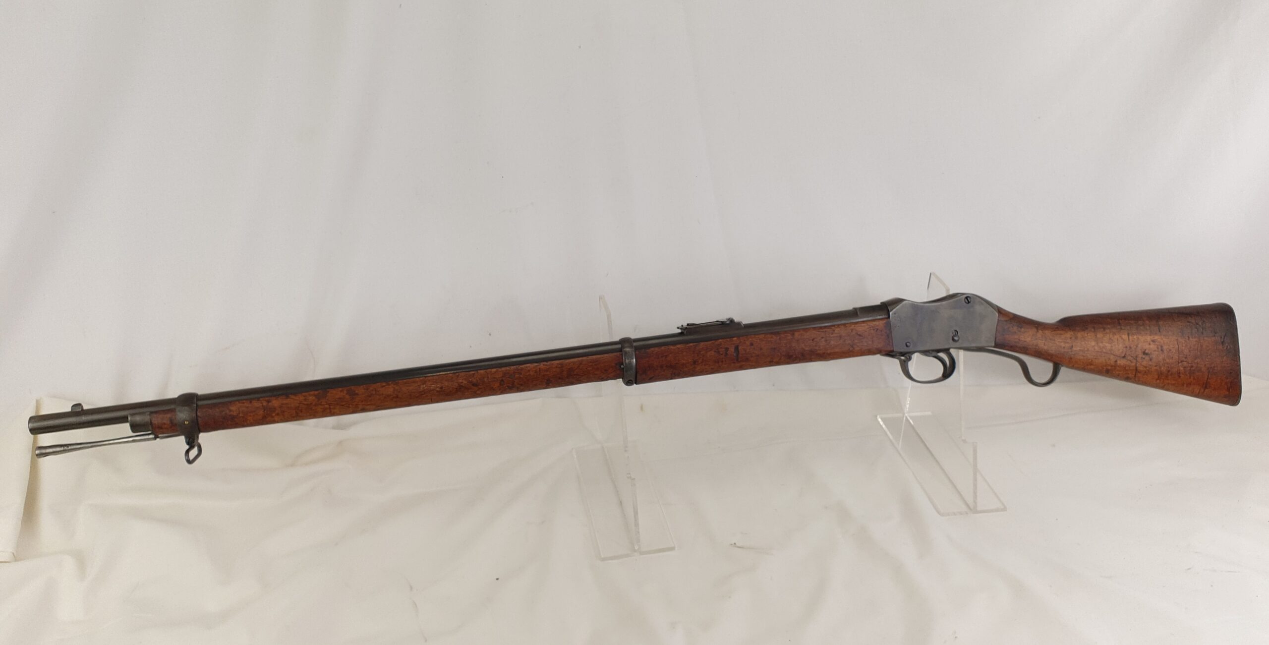 British 1877 Dated Enfield Lever-Action Martini Henry Mark II Rifle .455/577 Cal. - Image 11