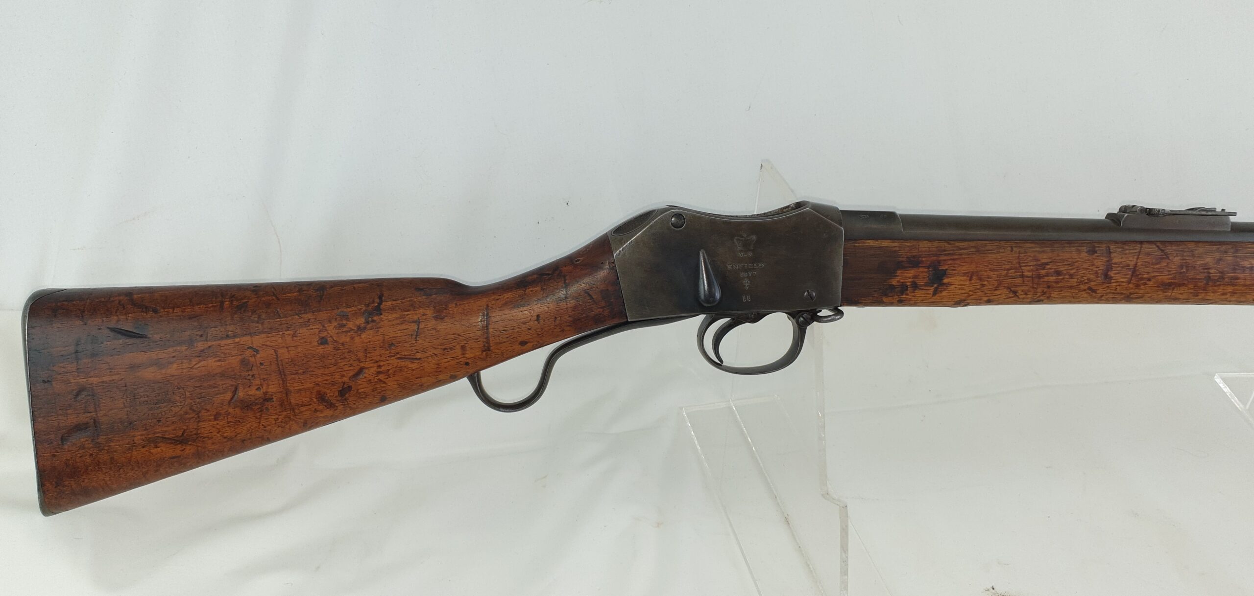 British 1877 Dated Enfield Lever-Action Martini Henry Mark II Rifle .455/577 Cal. - Image 2