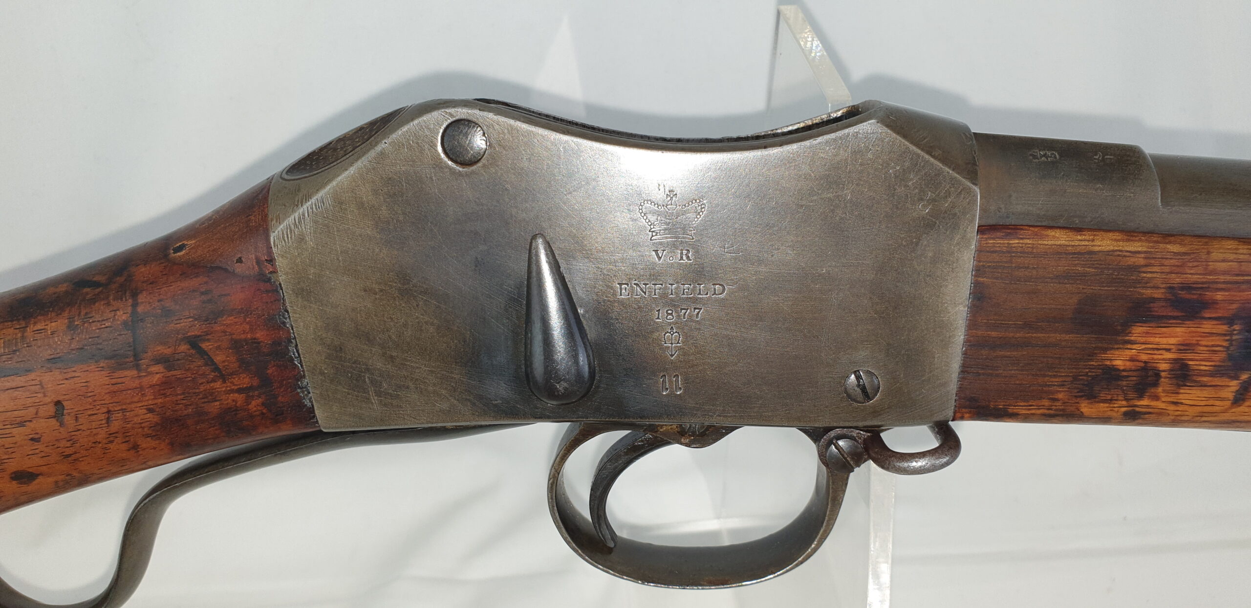 British 1877 Dated Enfield Lever-Action Martini Henry Mark II Rifle .455/577 Cal. - Image 5