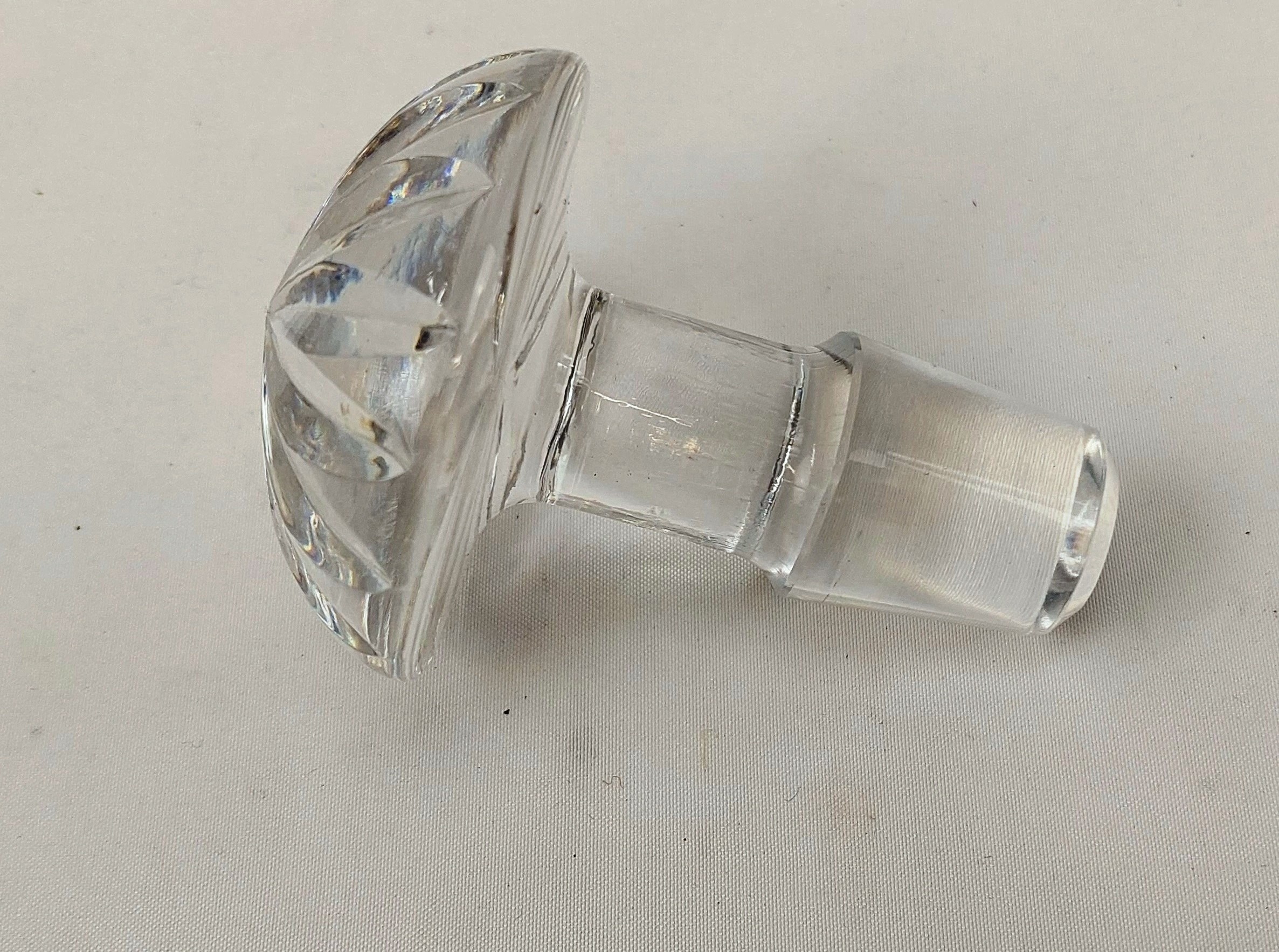 Circa 1900 Cut Glass Decanter - Image 5