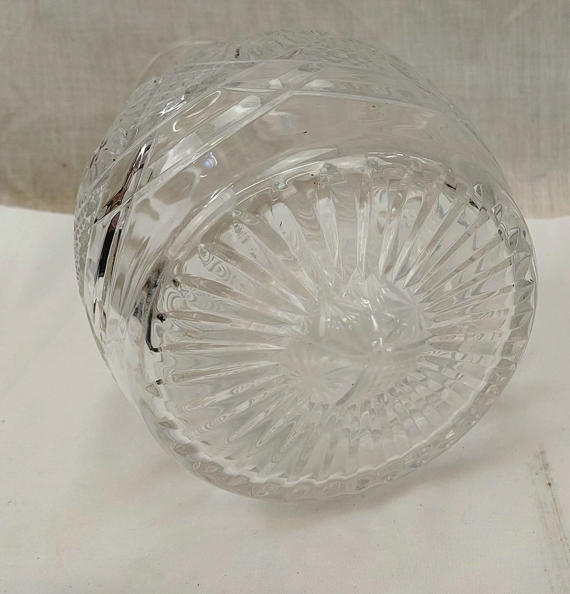 Circa 1900 Cut Glass Decanter - Image 2