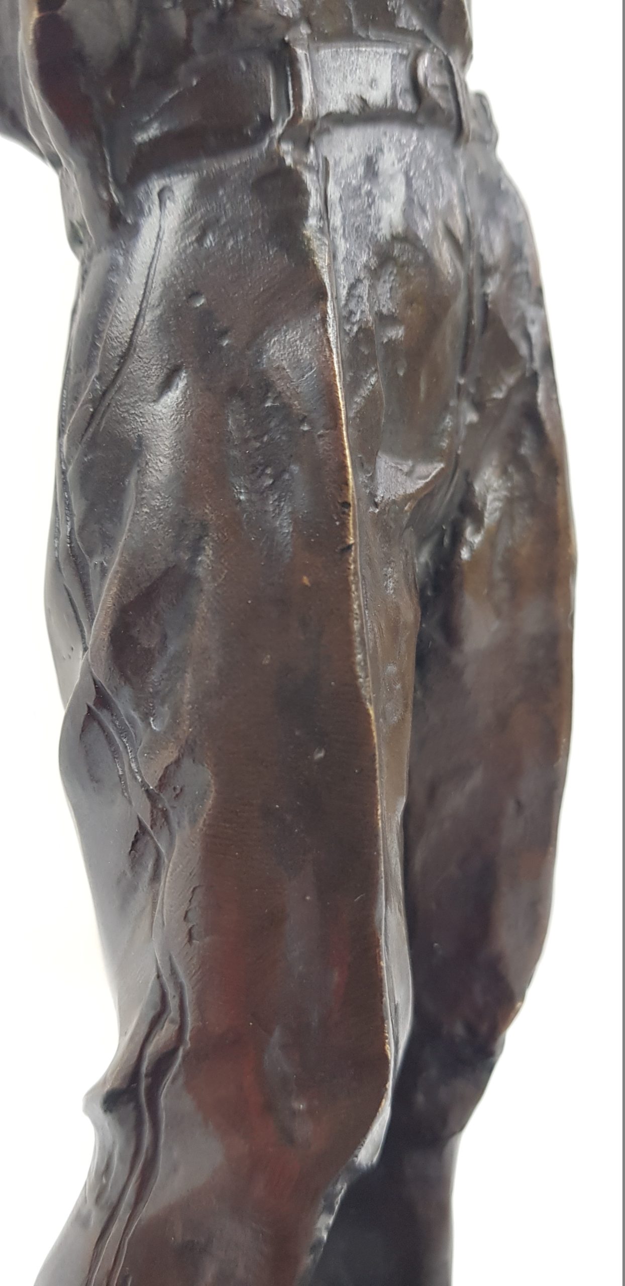 Contemporary Bronze Of Male Golfer On Marble Base - Image 5