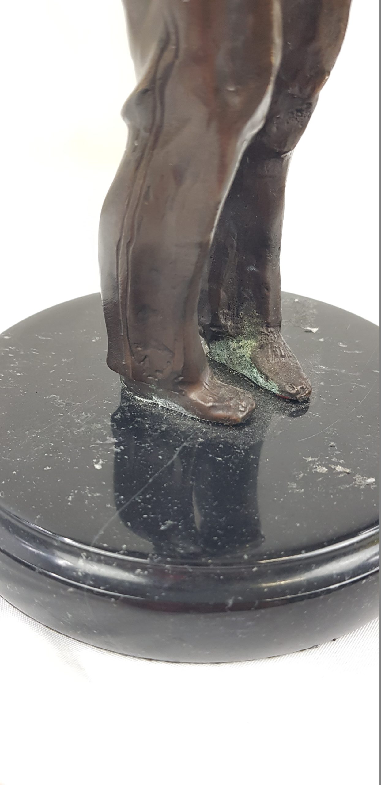 Contemporary Bronze Of Male Golfer On Marble Base - Image 4