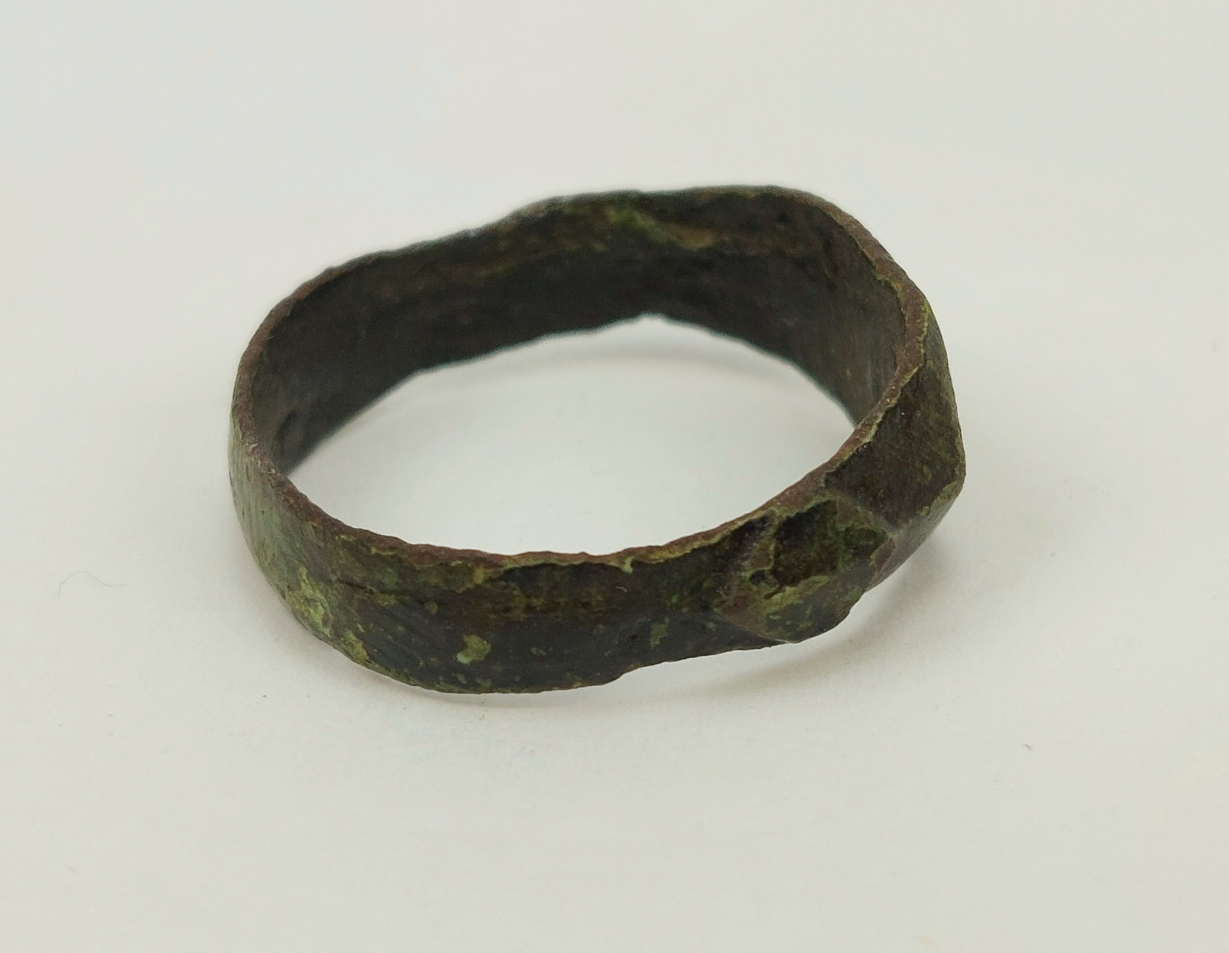Engraved Medieval Bronze Ring #2 - Image 2