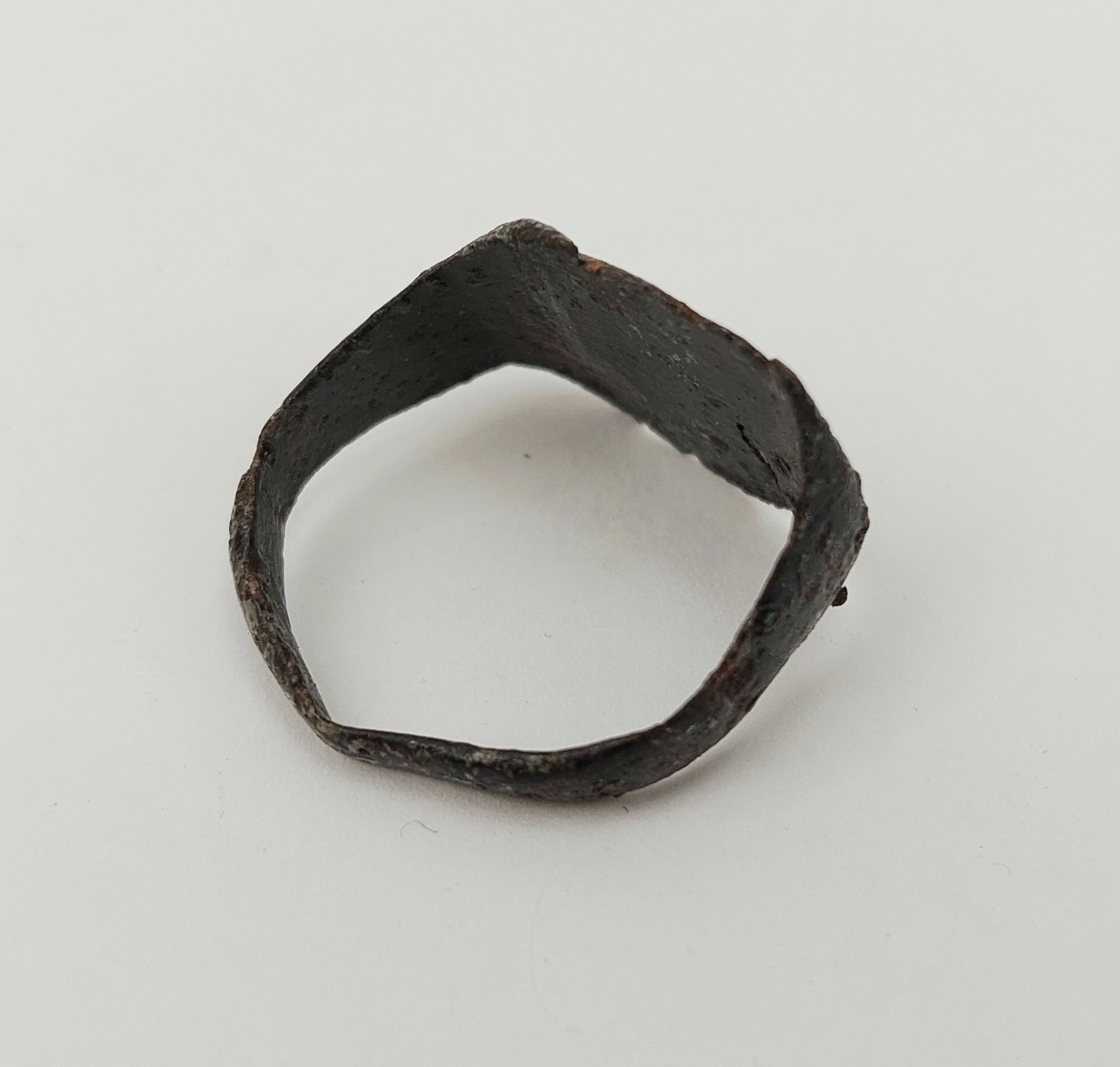 Engraved Medieval Bronze Ring #3 - Image 2