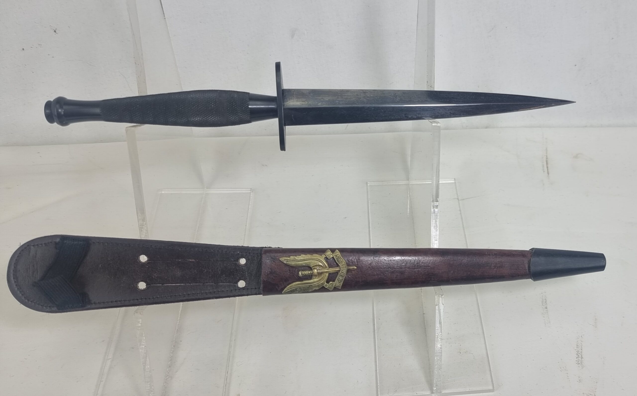 Fairbairn Sykes Commando Dagger Modern Production of a Second Pattern with Presentation Scabbard