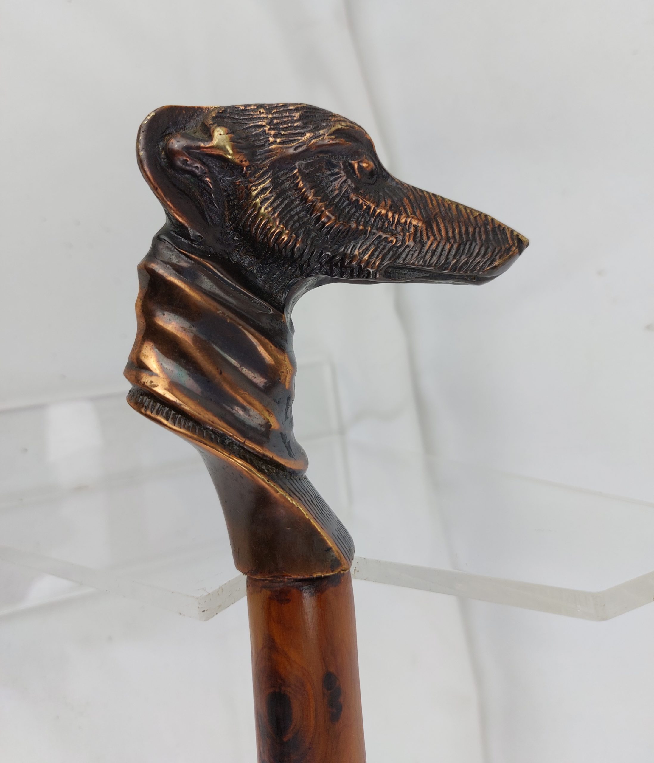 Original, one-of-a-kind, Walking Stick with Greyhound handle - Image 5