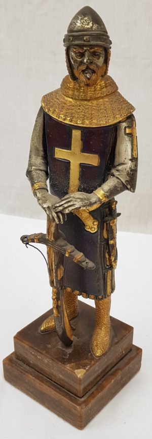 Italian Bronze Crusader Crossbow Man