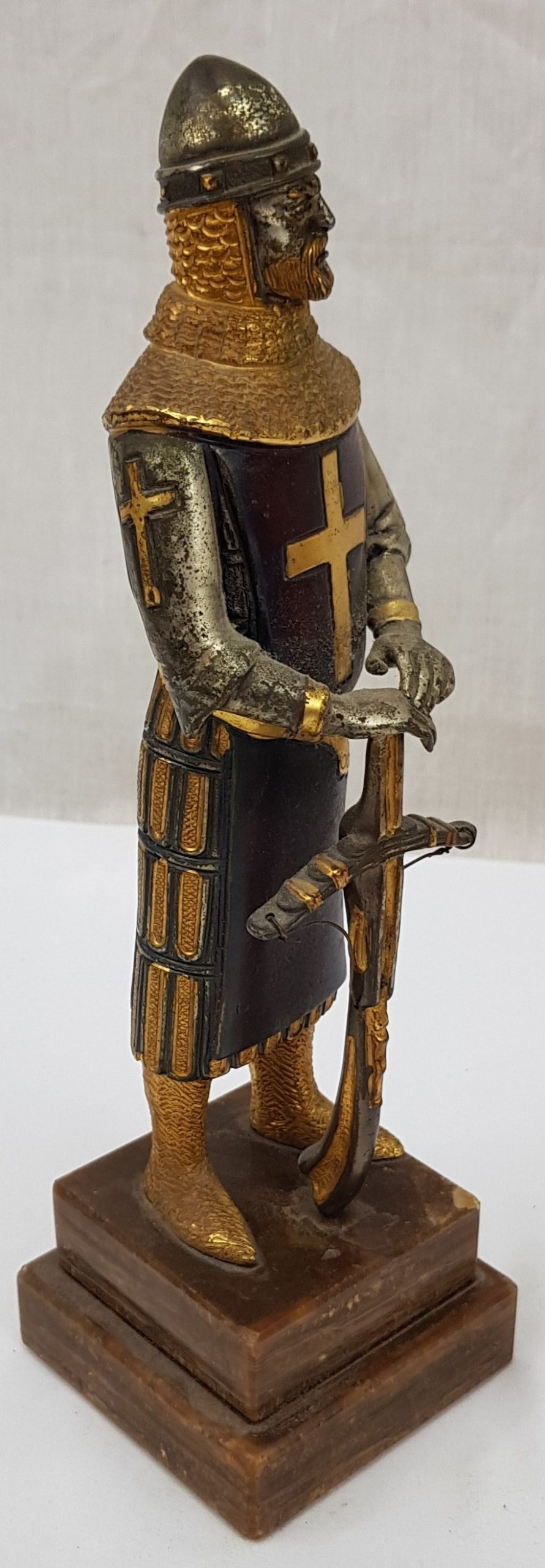 Italian Bronze Crusader Crossbow Man - Image 4