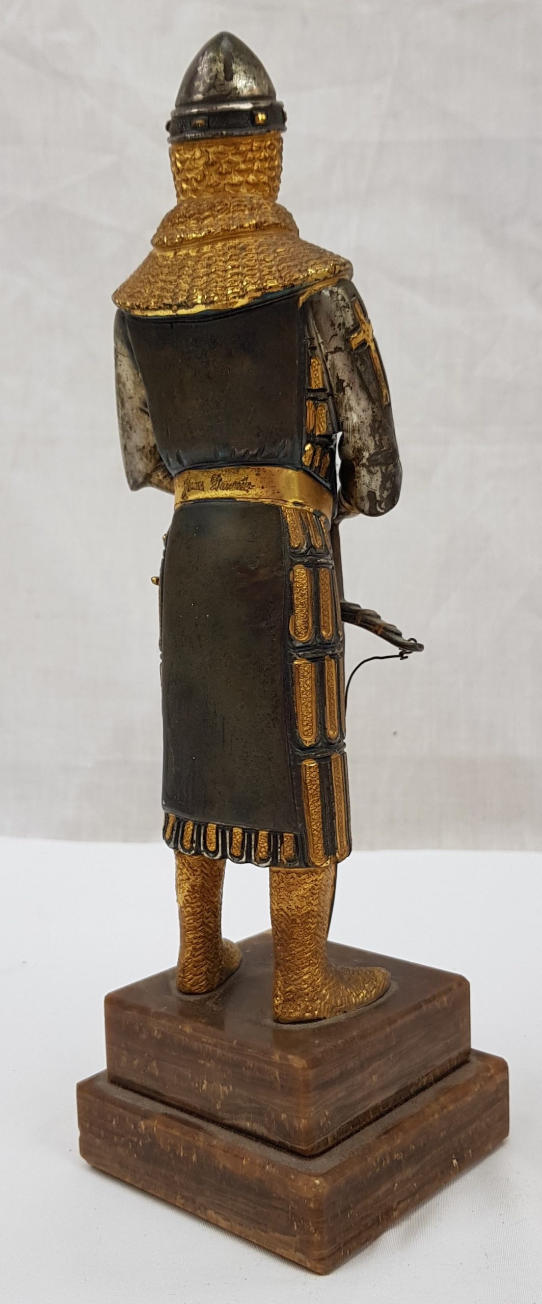 Italian Bronze Crusader Crossbow Man - Image 3