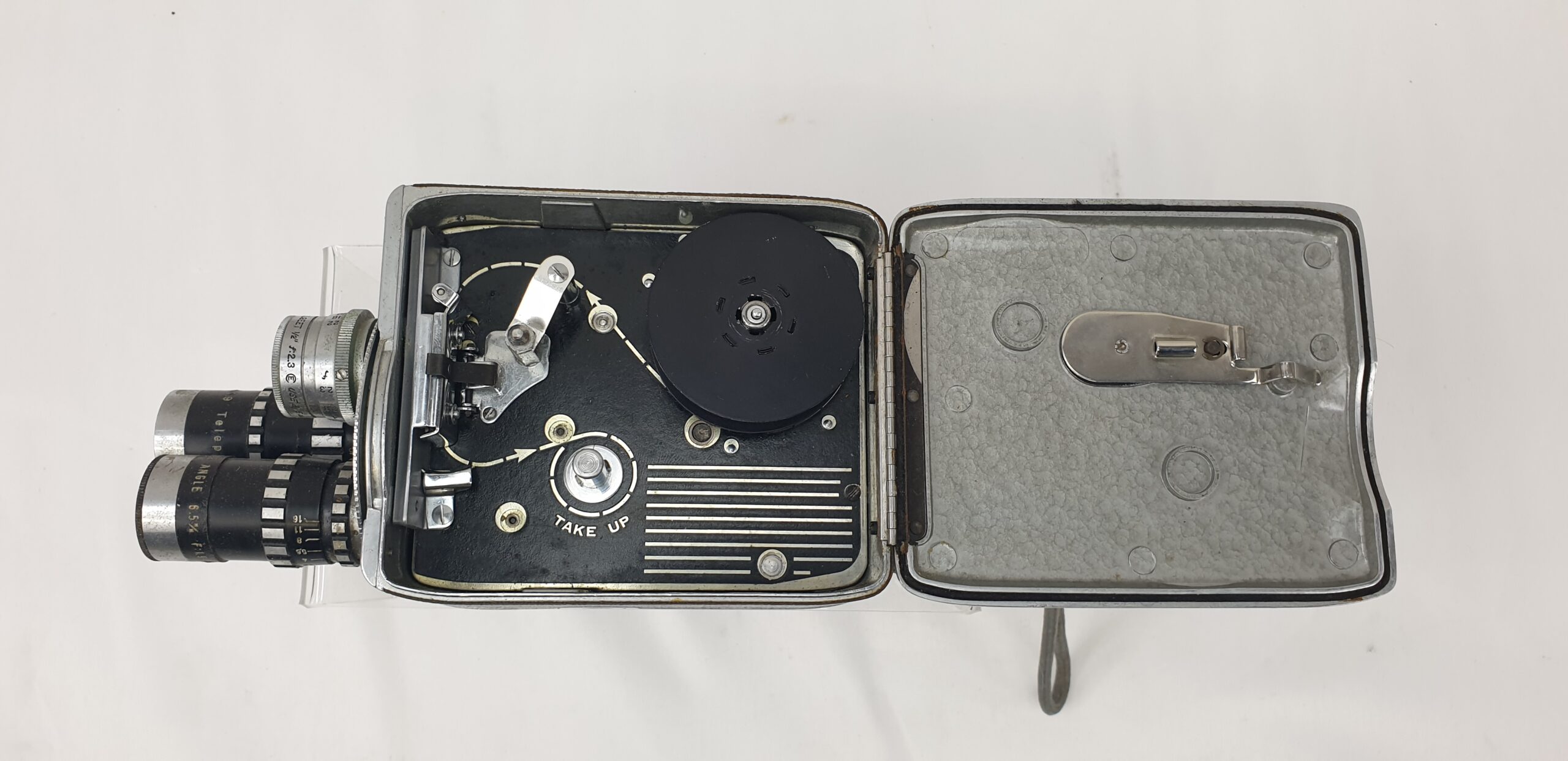 Keystone Olympic Turret Model K-38 8mm Roll Film Camera With 3 Lenses - Image 8