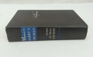 Memories By Harry S. Truman Volume 2 Years Of Trial And Hope Signed Copy