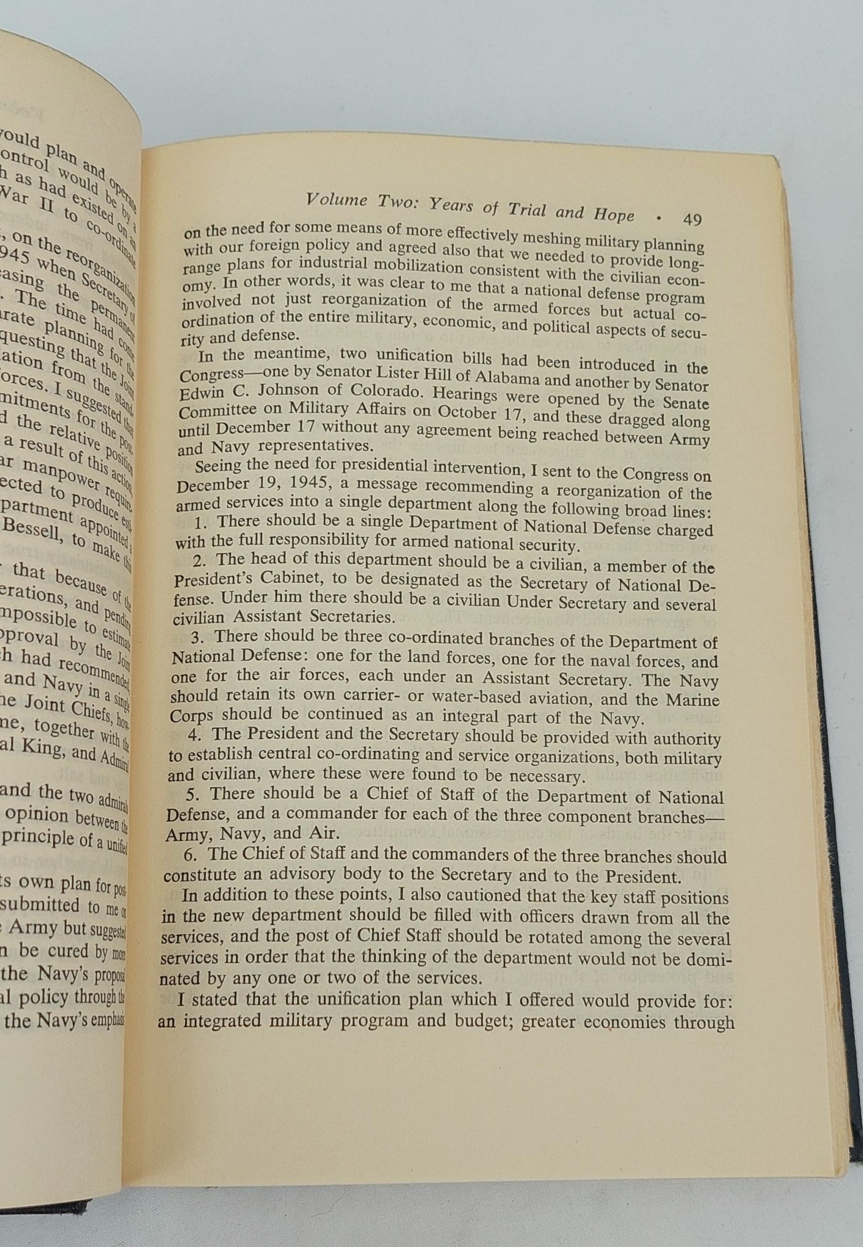 Memories By Harry S. Truman Volume 2 Years Of Trial And Hope Signed Copy - Image 5