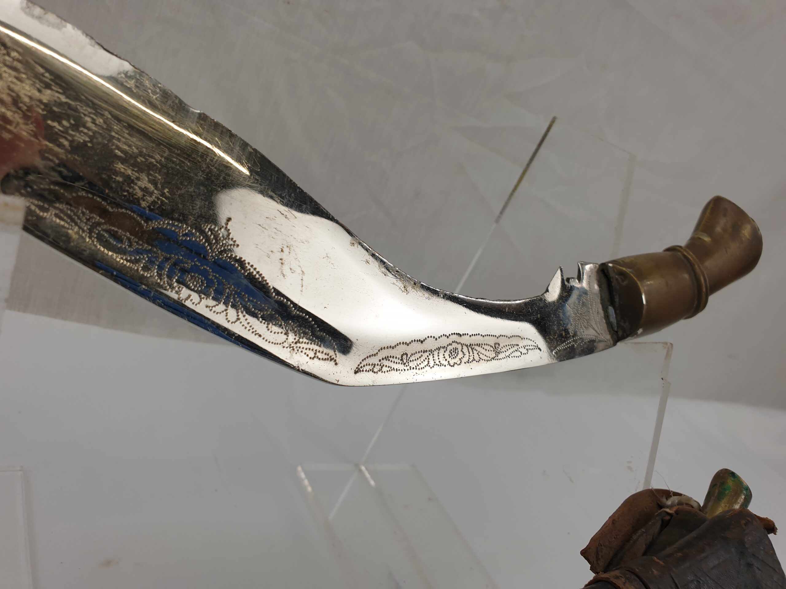 Nepalese Kukri With 2 Accessory Knives - Image 8
