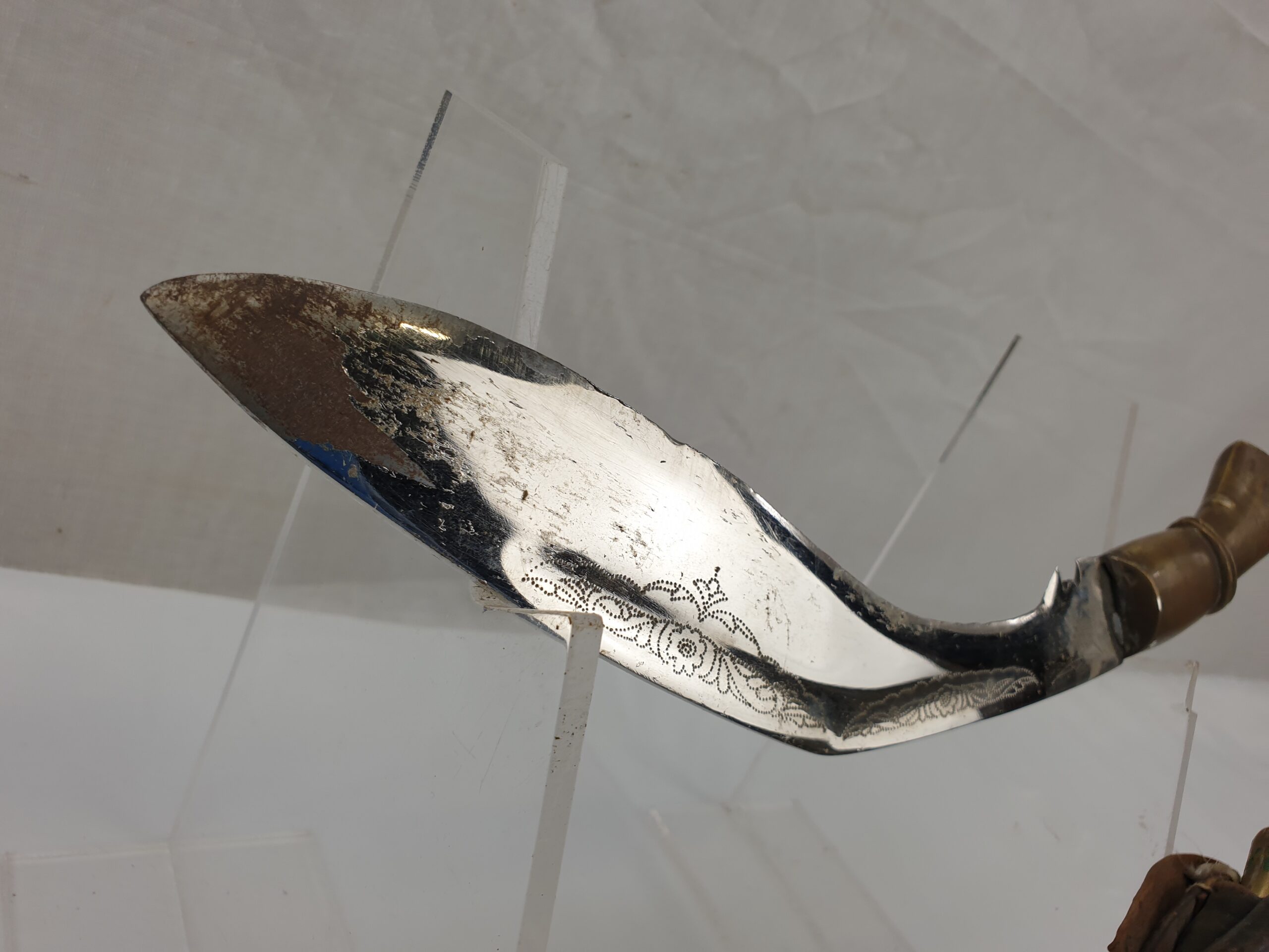 Nepalese Kukri With 2 Accessory Knives - Image 7