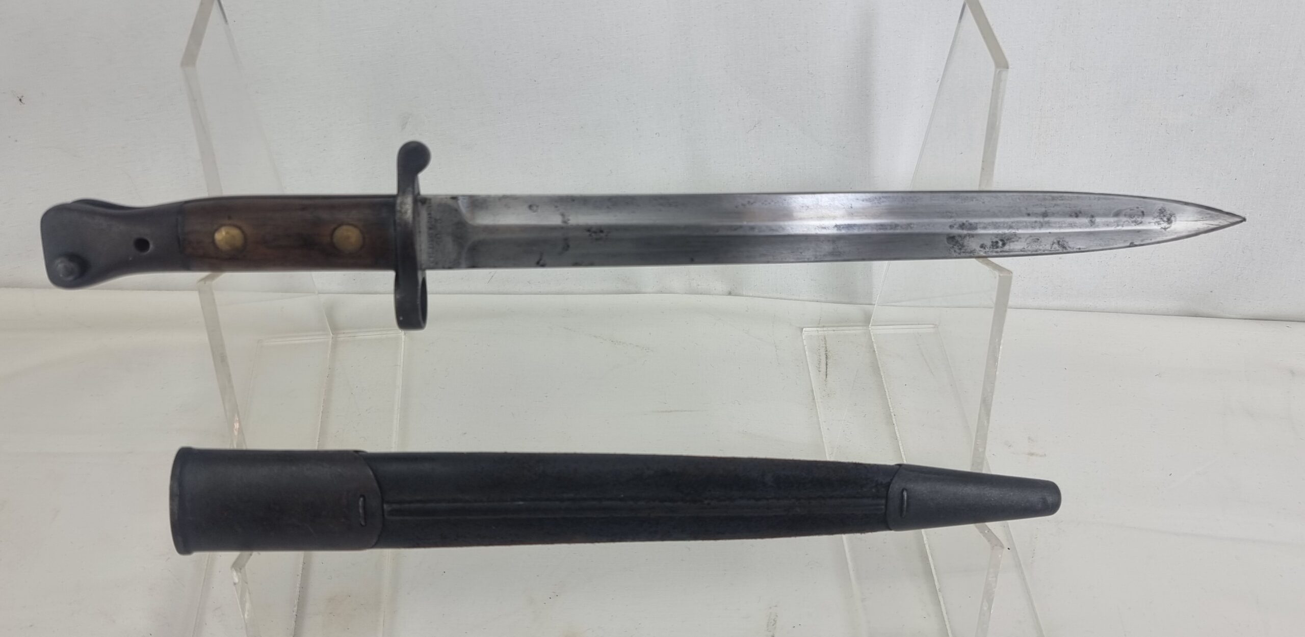 Original Lee Metford 1888 Bayonet and Scabbard - Image 2