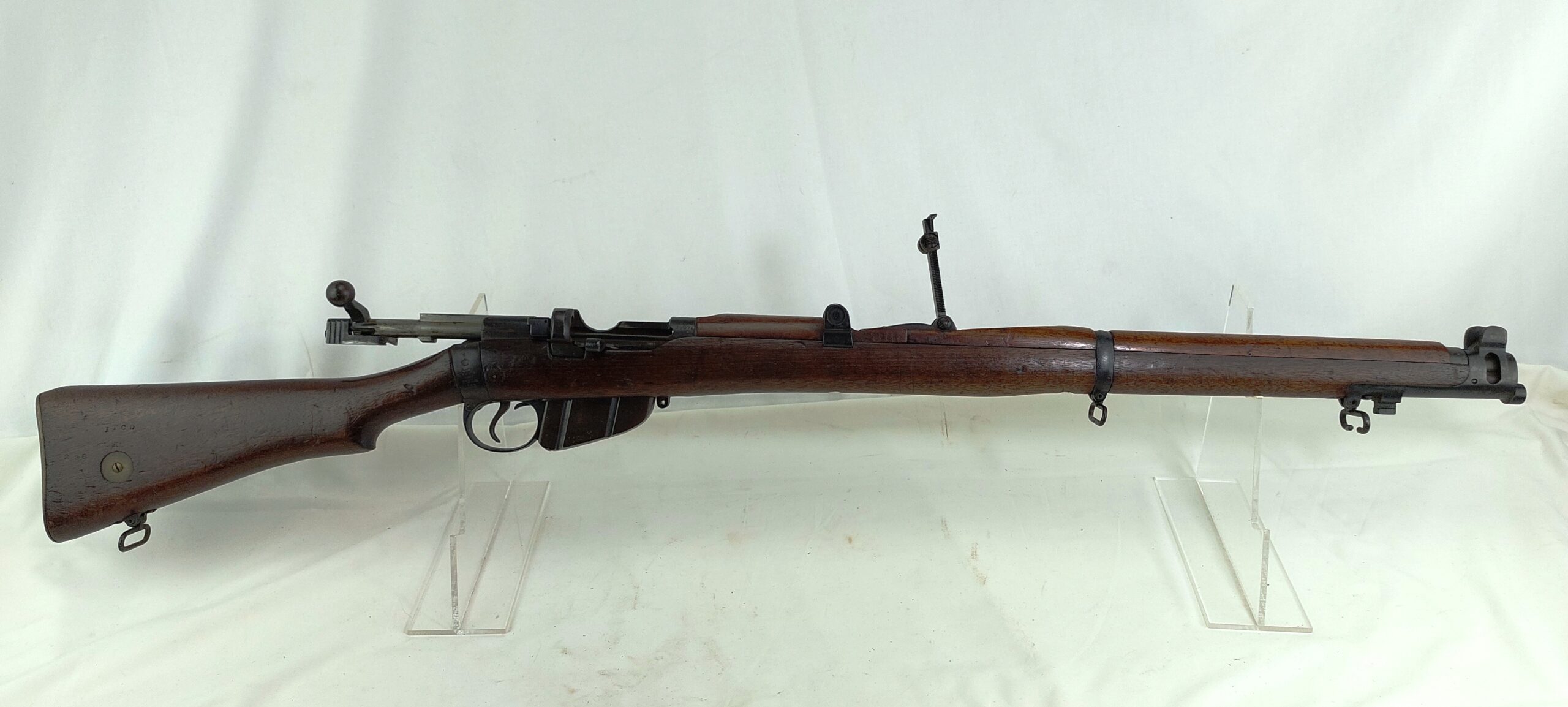 Original WW1 1917 British Lee-Enfield No. 1 Mark III Bolt Action Rifle, made by BSA. Deactivated