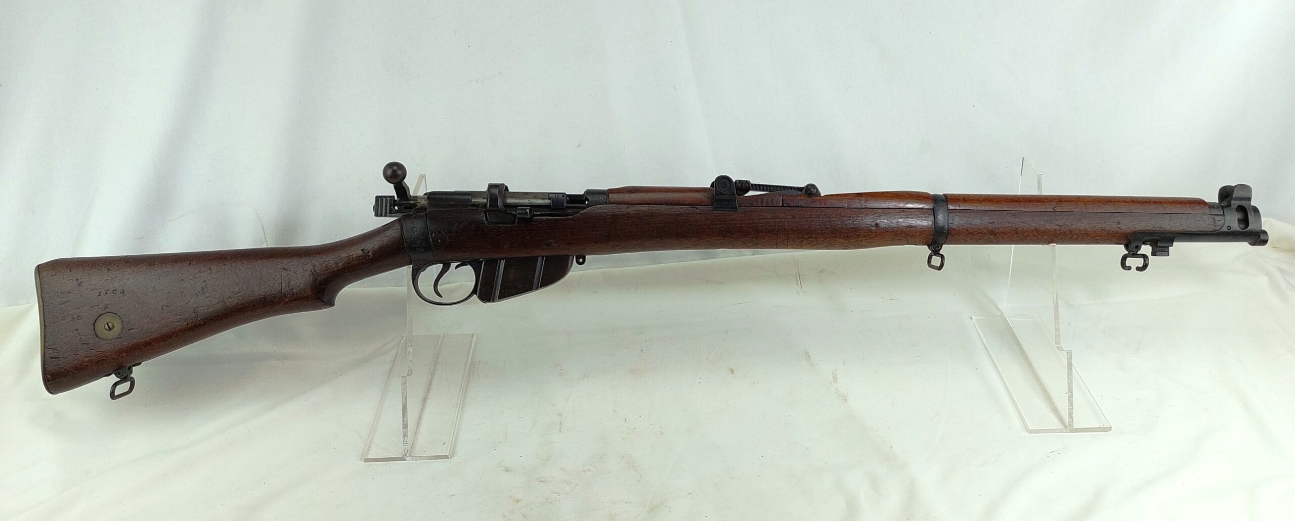 Original WW1 1917 British Lee-Enfield No. 1 Mark III Bolt Action Rifle, made by BSA. Deactivated - Image 2