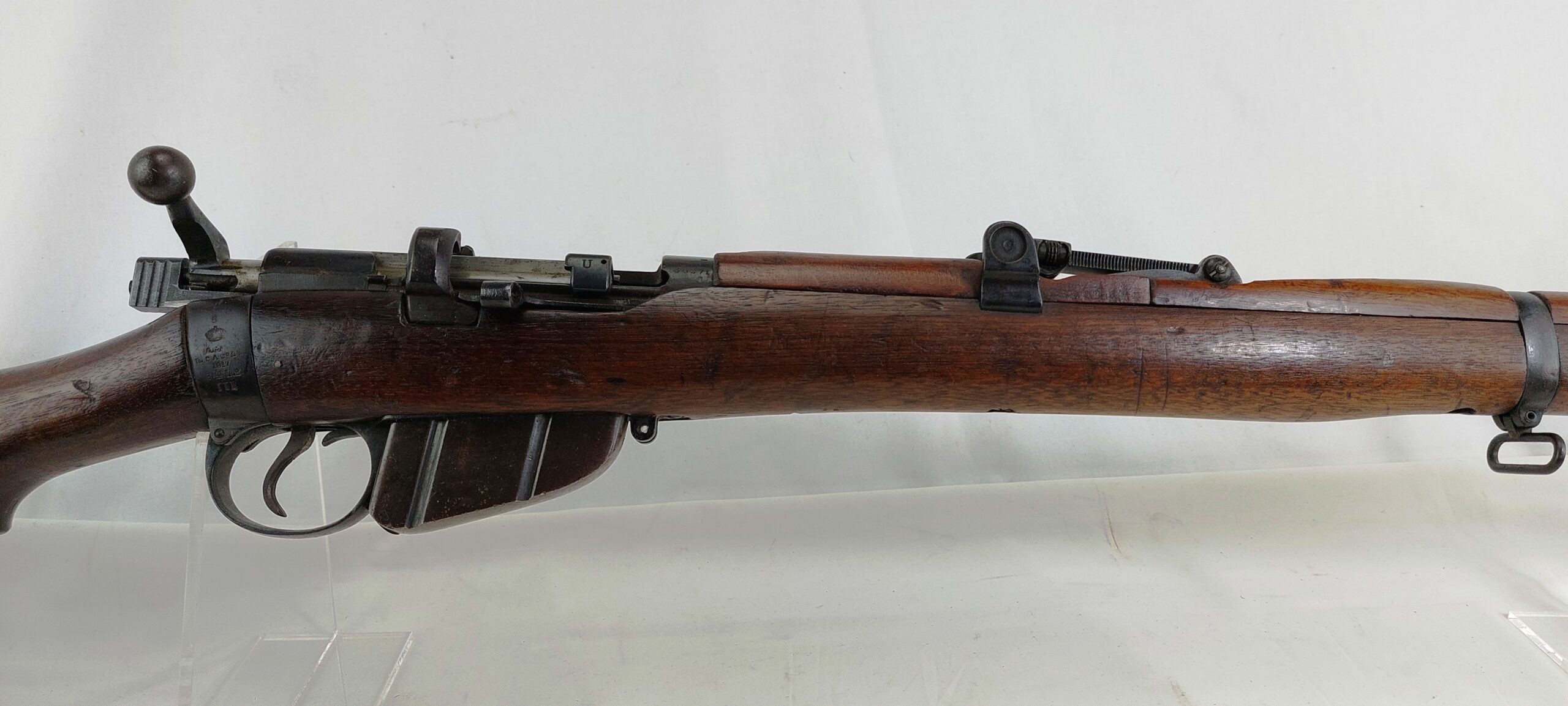 Original WW1 1917 British Lee-Enfield No. 1 Mark III Bolt Action Rifle, made by BSA. Deactivated - Image 6