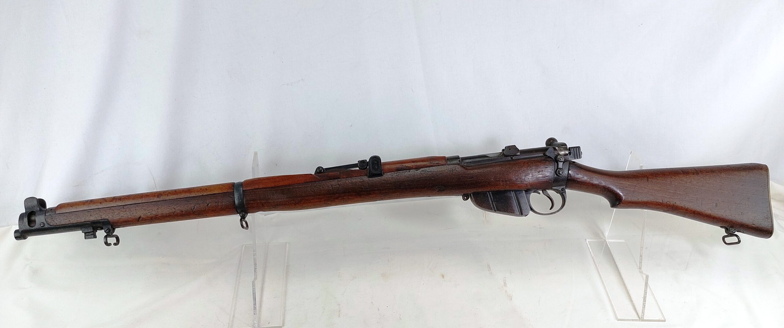 Original WW1 1917 British Lee-Enfield No. 1 Mark III Bolt Action Rifle, made by BSA. Deactivated - Image 7