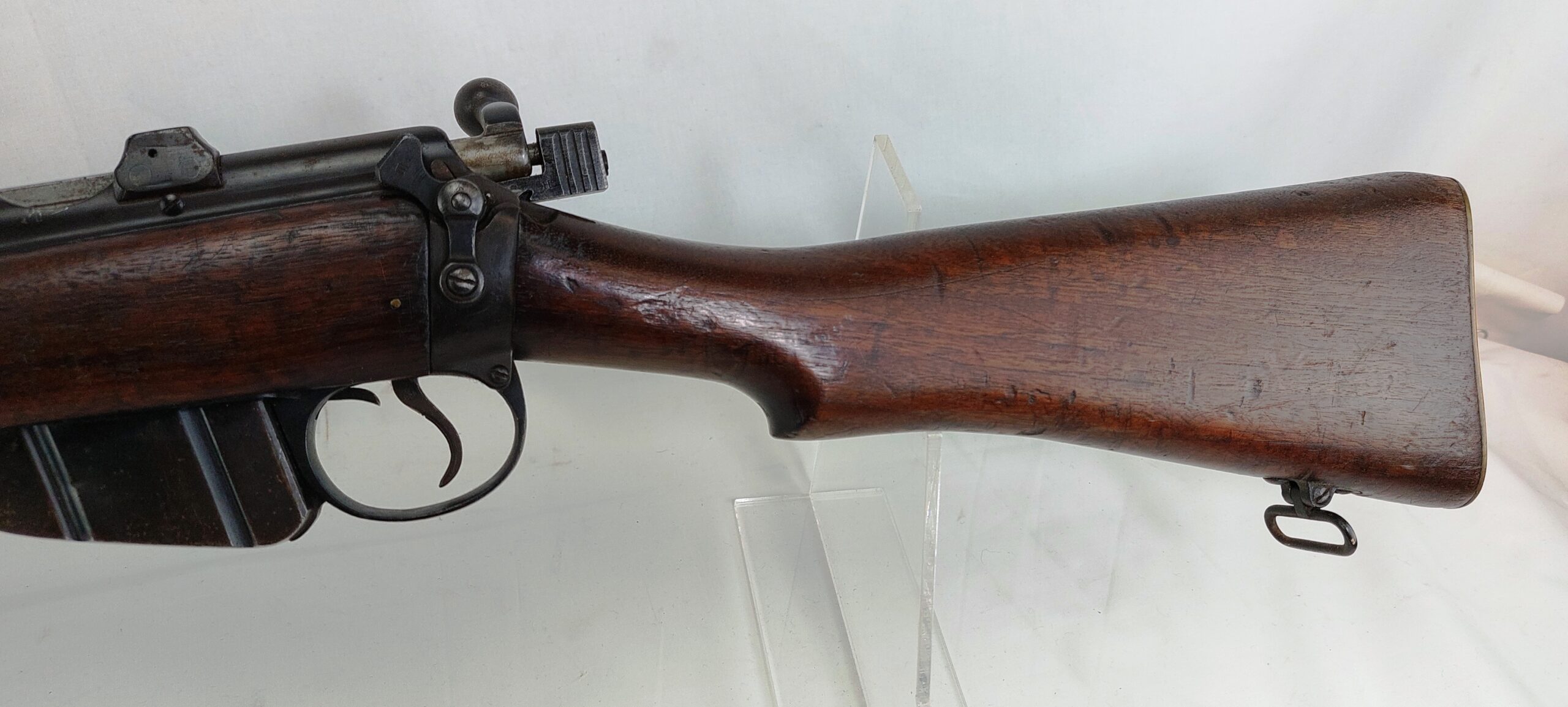 Original WW1 1917 British Lee-Enfield No. 1 Mark III Bolt Action Rifle, made by BSA. Deactivated - Image 10