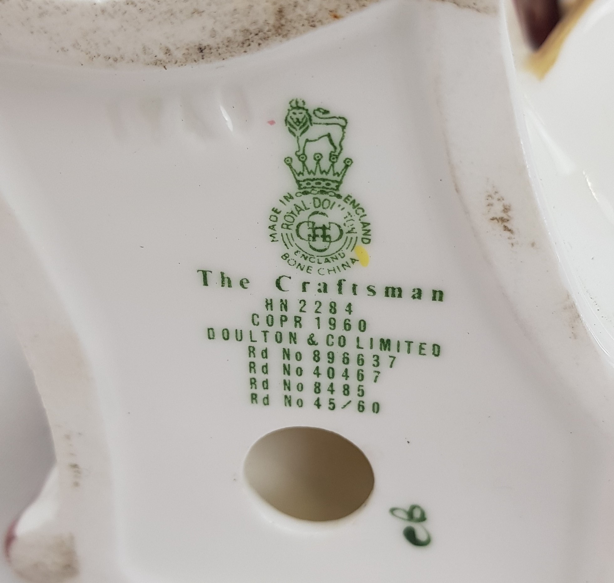 Royal Doulton 1960 HN 2284 The Craftsman Figurine - Image 4