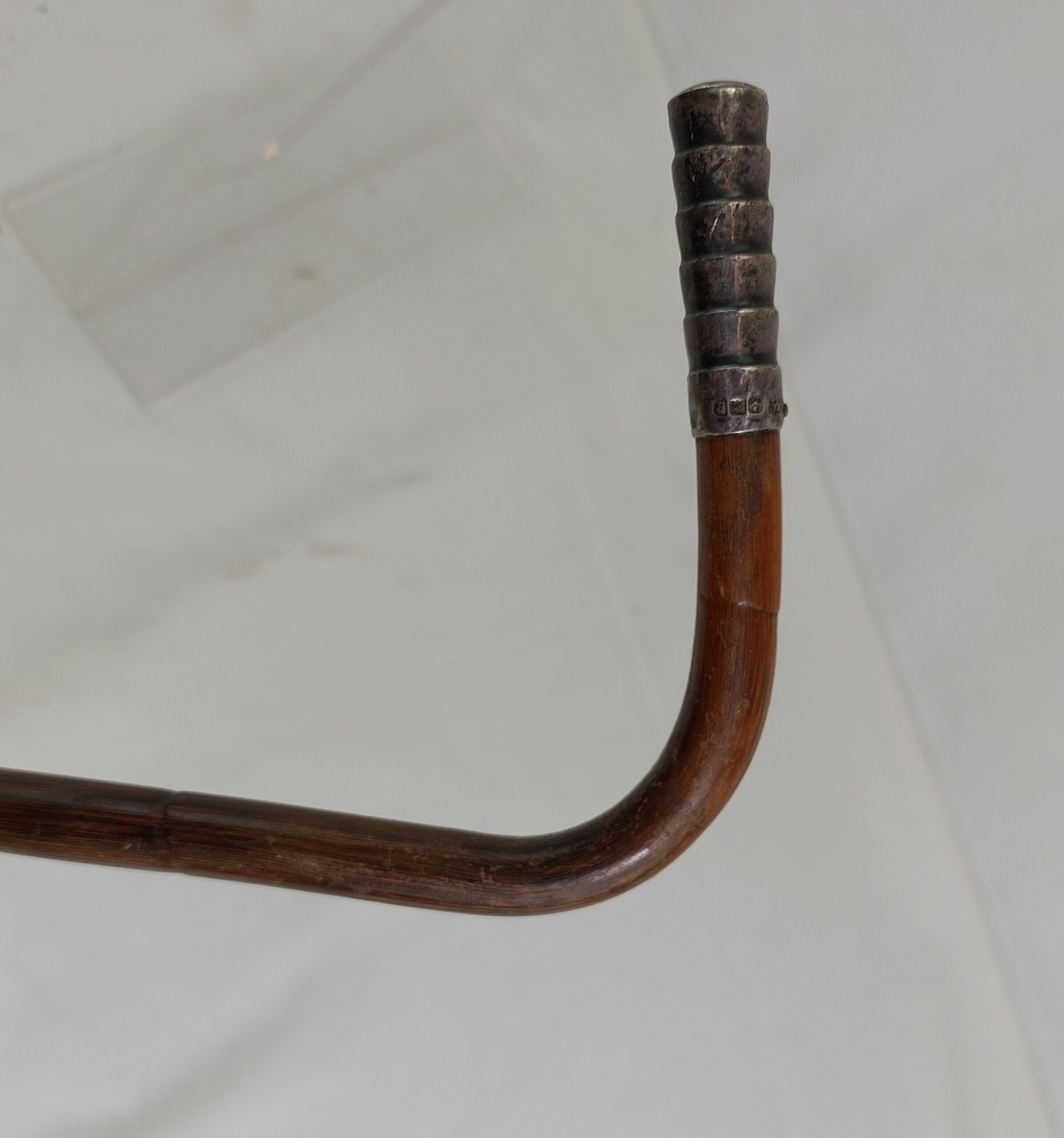 Elegant Ladies Bamboo and Silver Tipped Walking Stick - Image 4