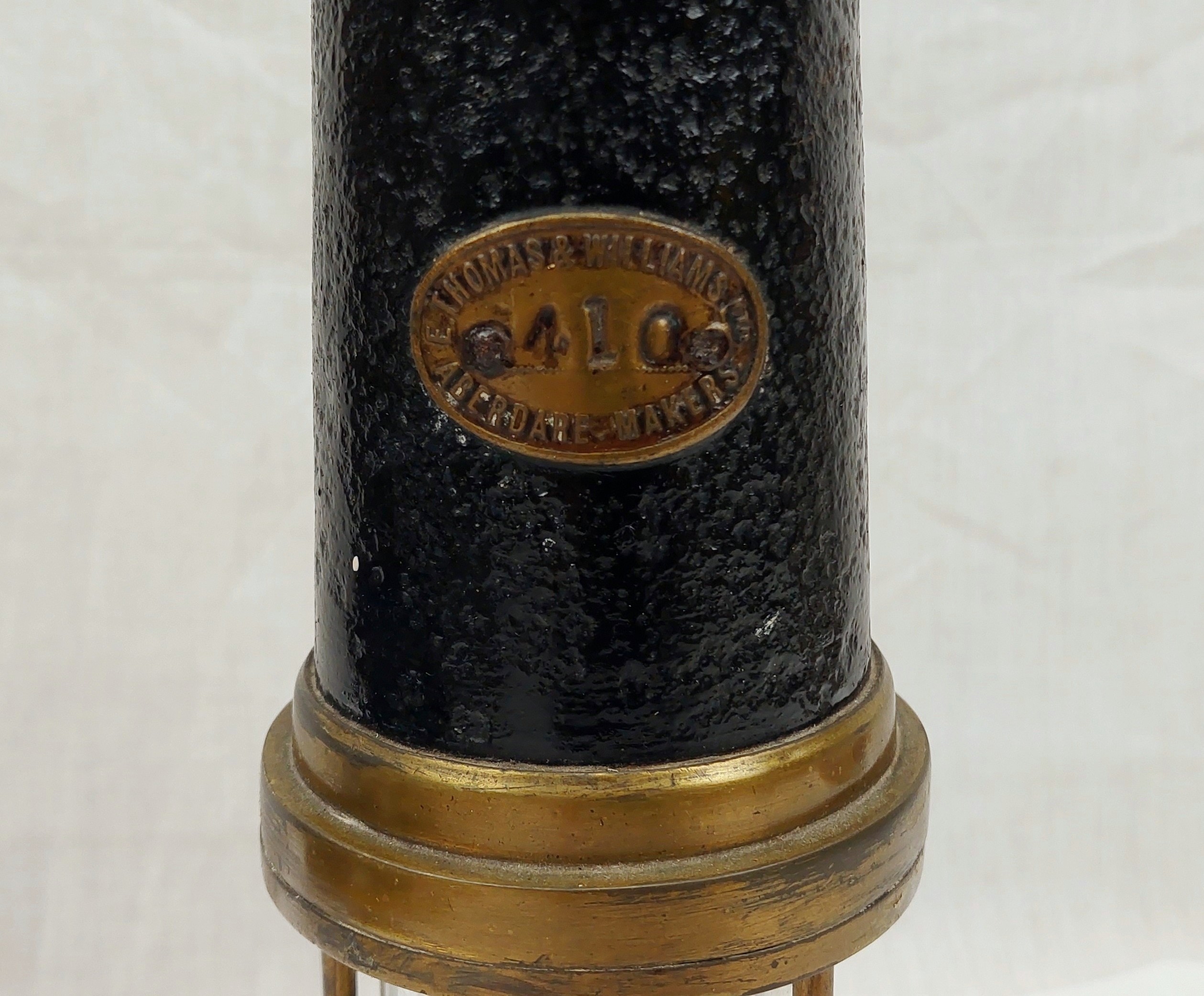 Thomas & Williams Cambrian Aberdare Welsh Miners Lamp - Image 9